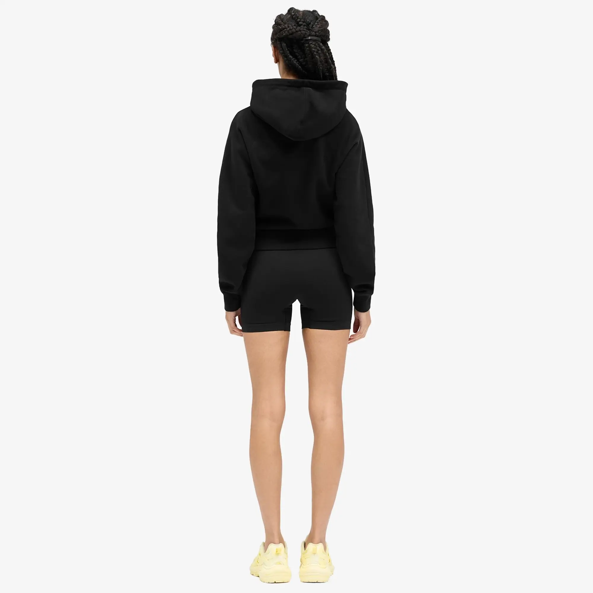 Represent Women's Slim Fit Zip Sweatshirt Jet Black