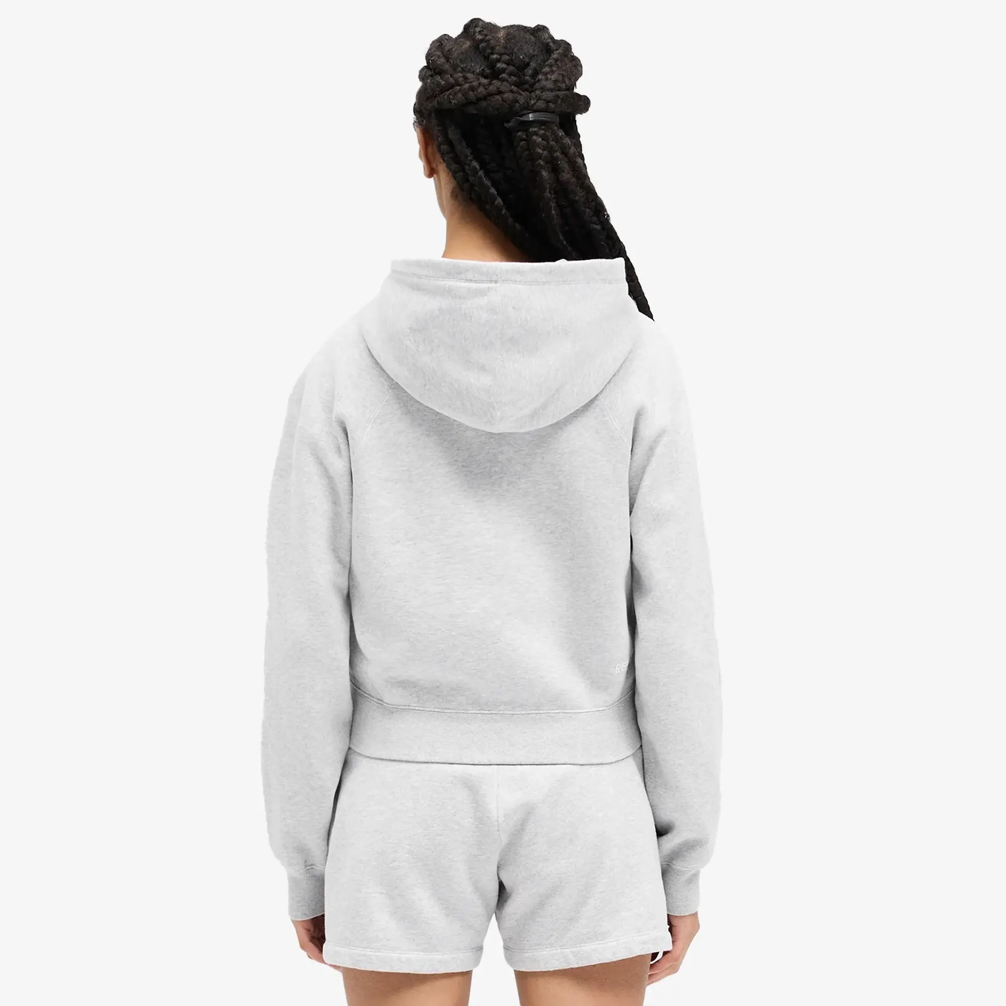 Represent Women's Slim Fit Zip Sweatshirt Grey Marl