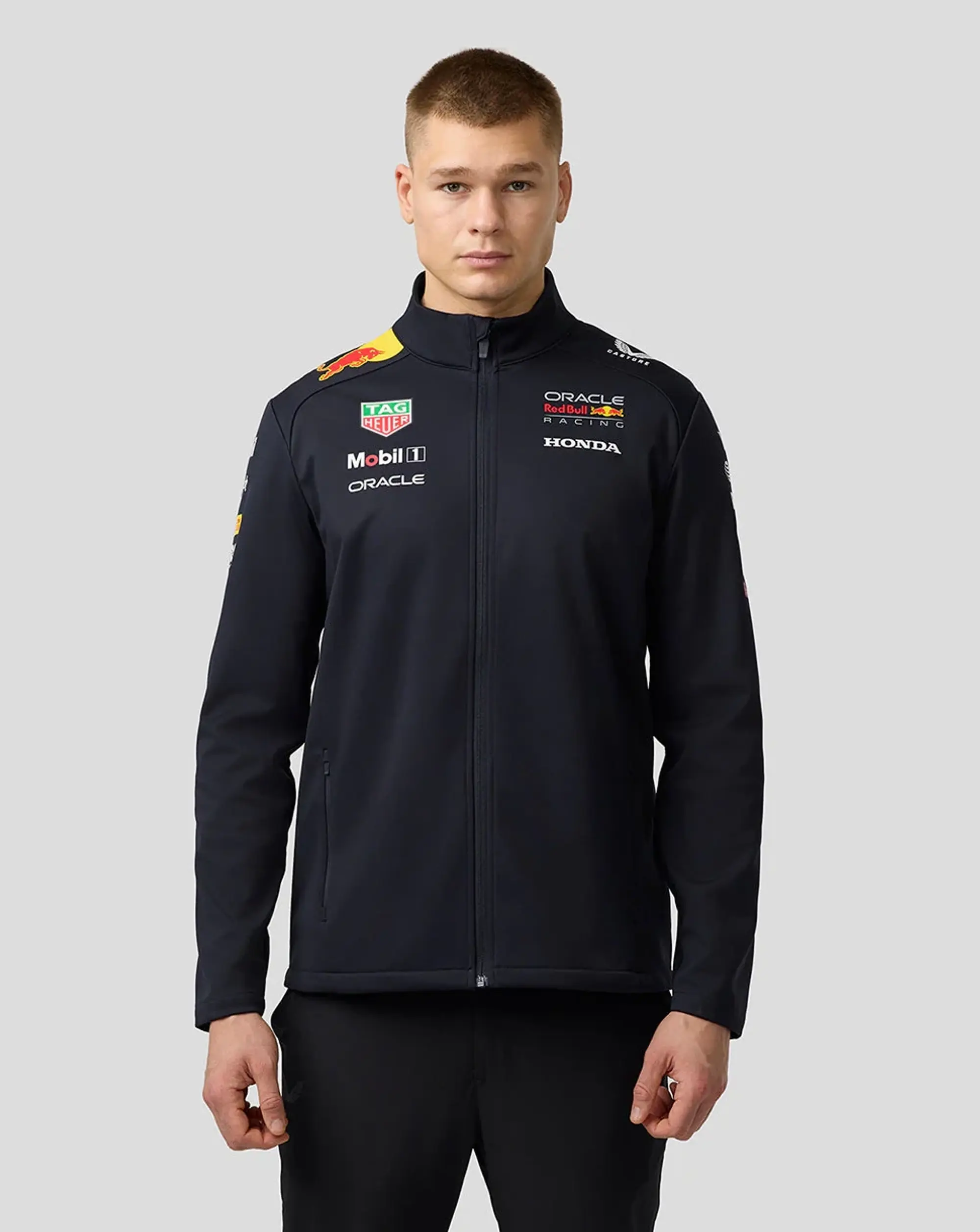 Castore Oracle Red Bull Racing Unisex Teamline Soft Shell Jacket - Night Sky