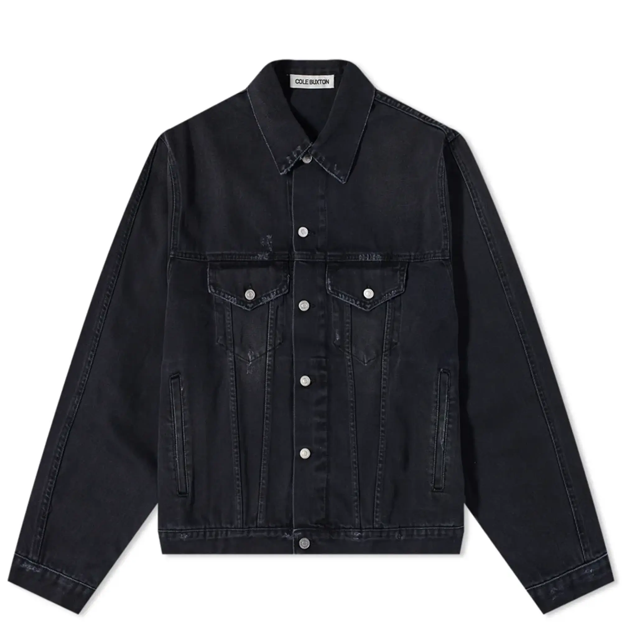 Cole Buxton Men's Denim Jacket Black
