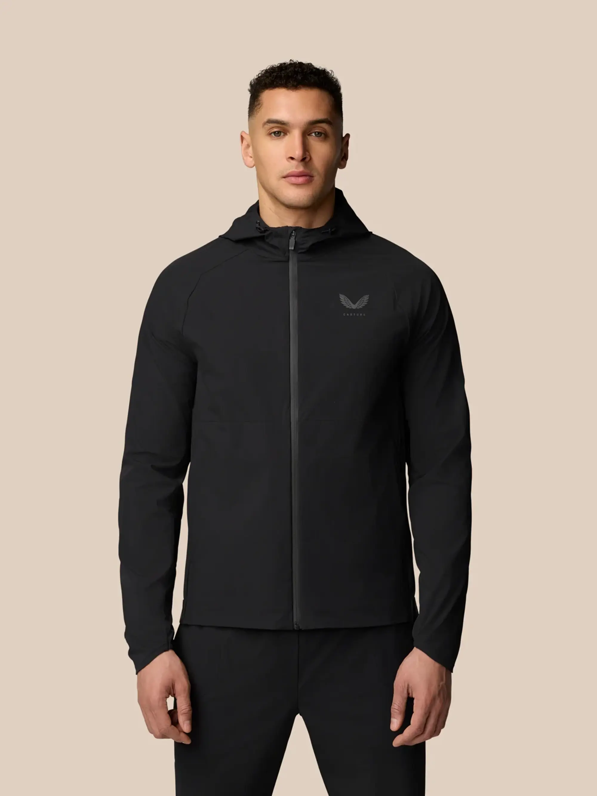 Castore Adapt Training Wind Jacket - Black/gunmetal