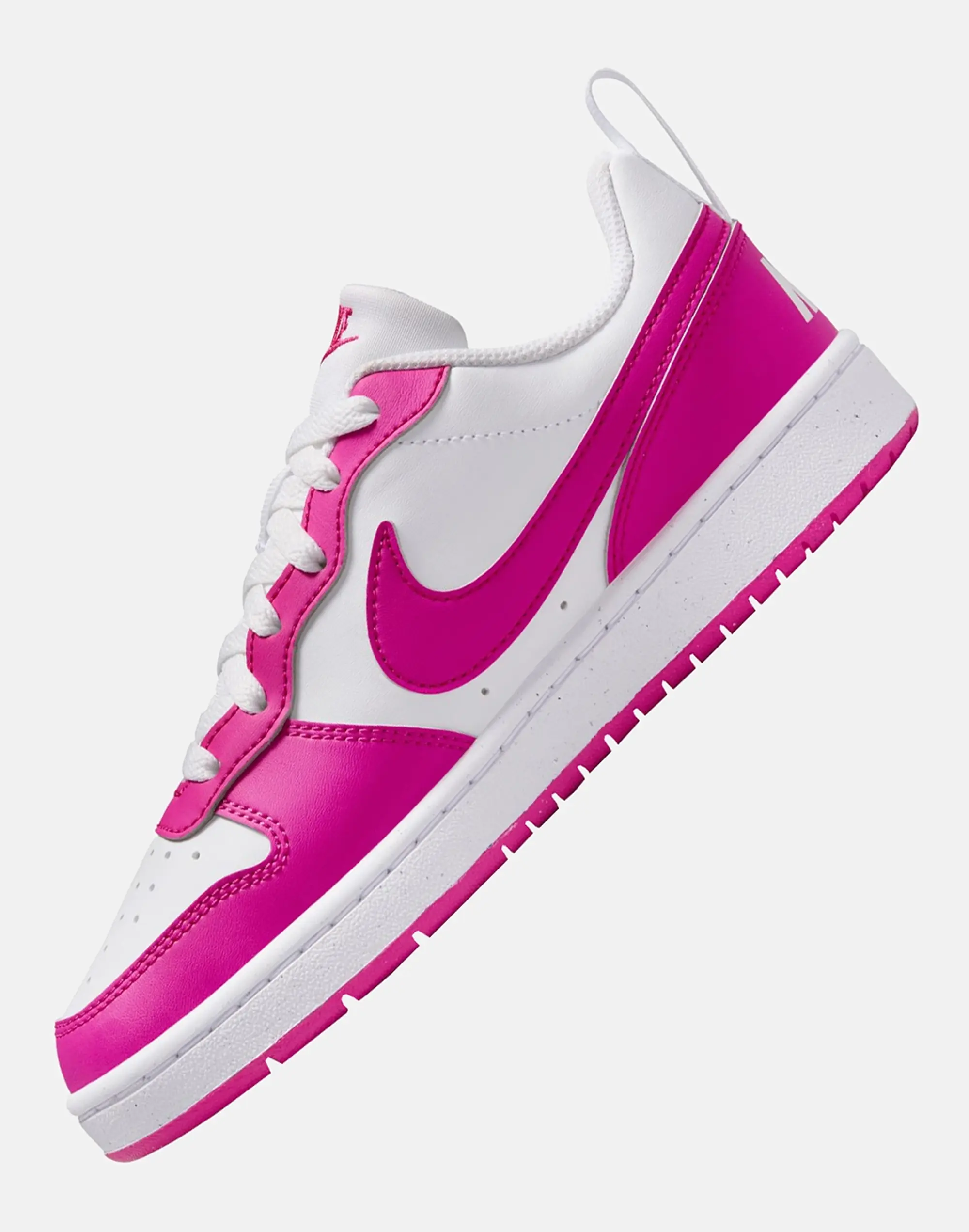Nike Older Kids Court Borough Low Recraft Trainers in Pink/White