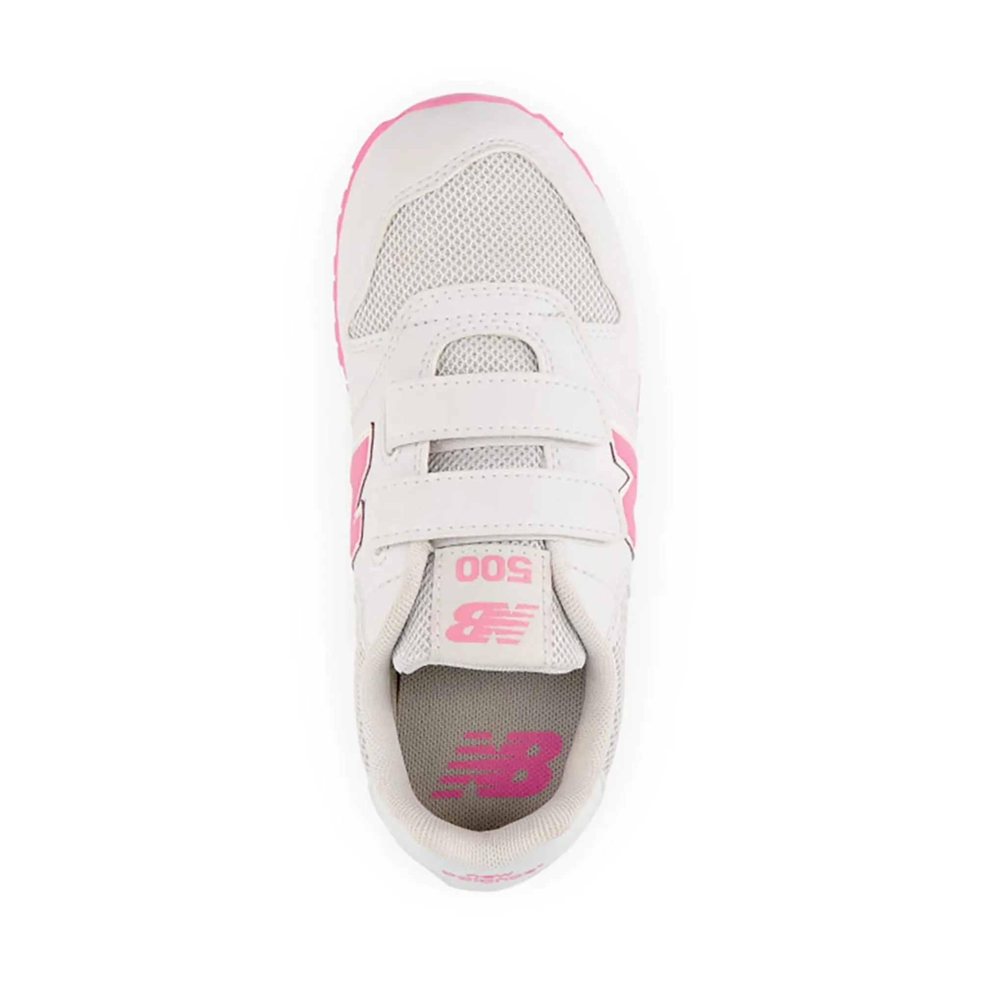 New Balance  500  girls's Children's Shoes (Trainers) in White