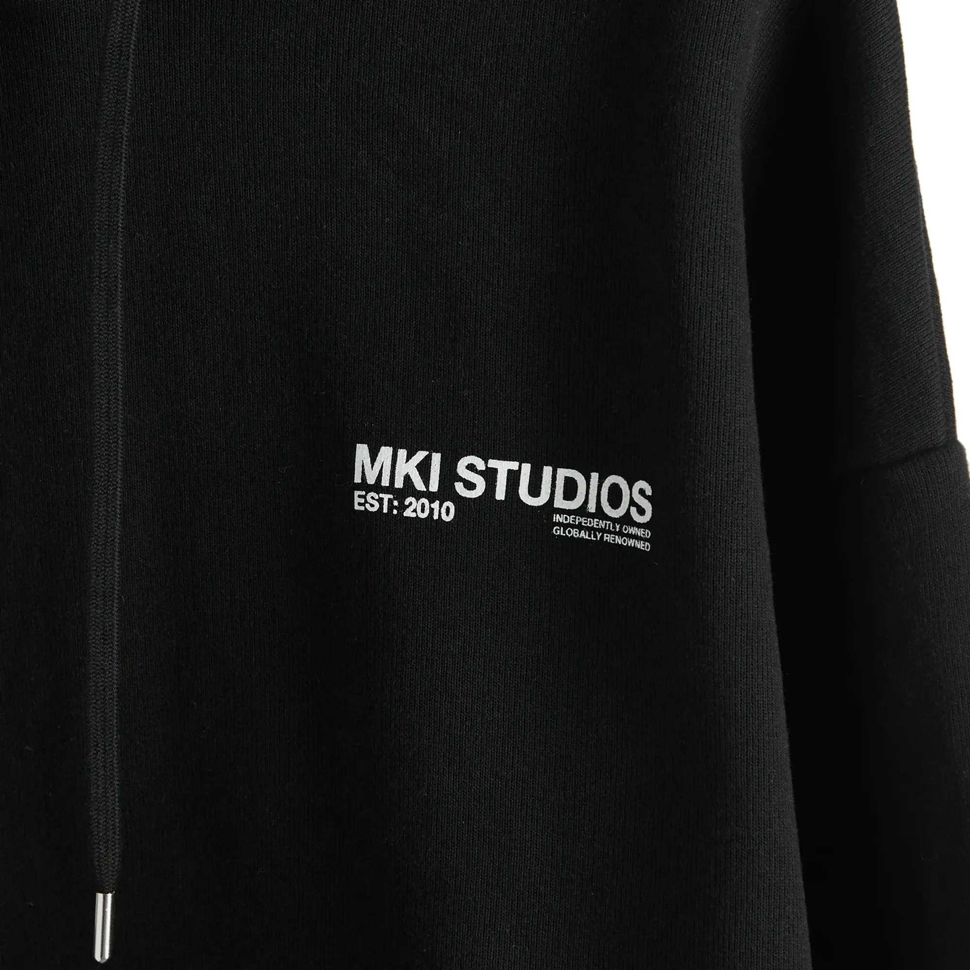 MKI Men's Abstract Hoodie Black