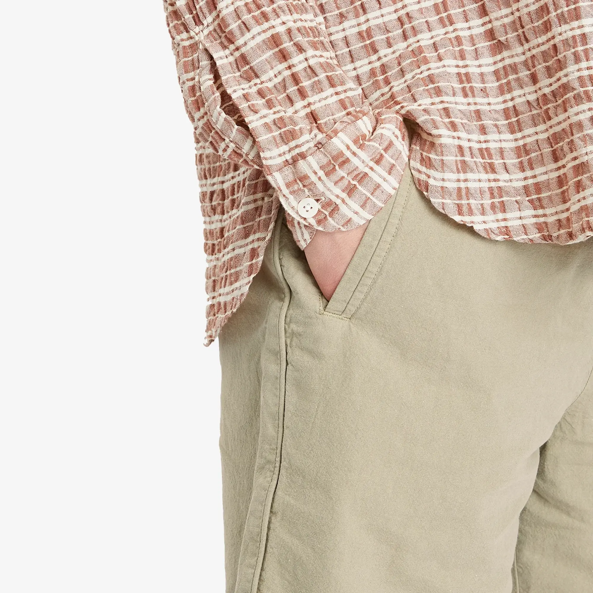 Folk Men's Linen Assembly Shorts Sage