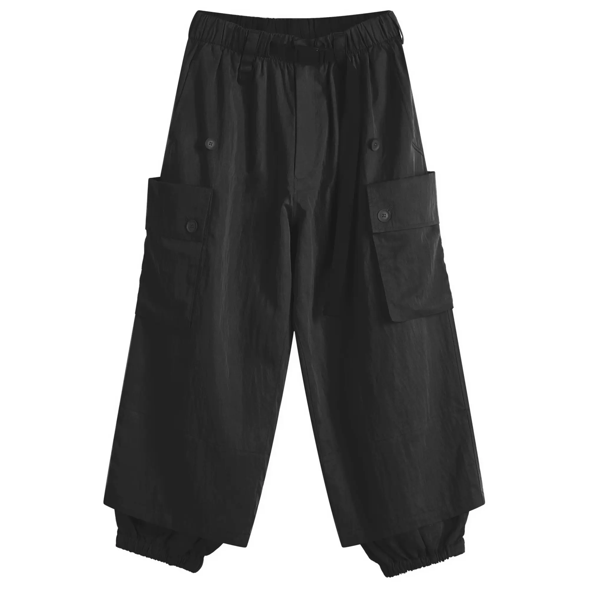 Y-3 Men's Twill Cargo Pants Black