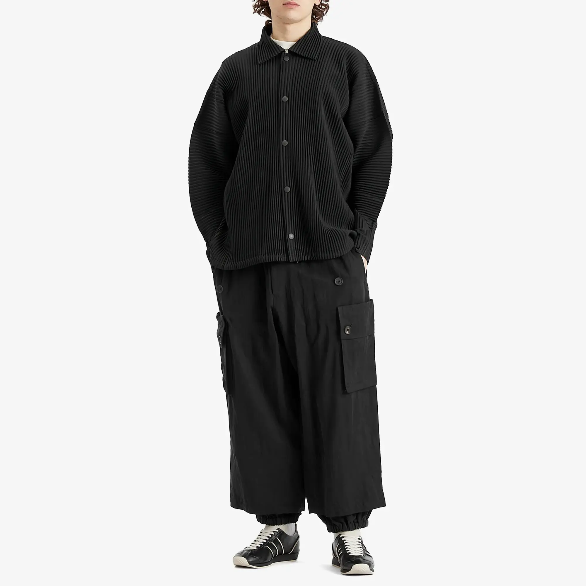 Y-3 Men's Twill Cargo Pants Black