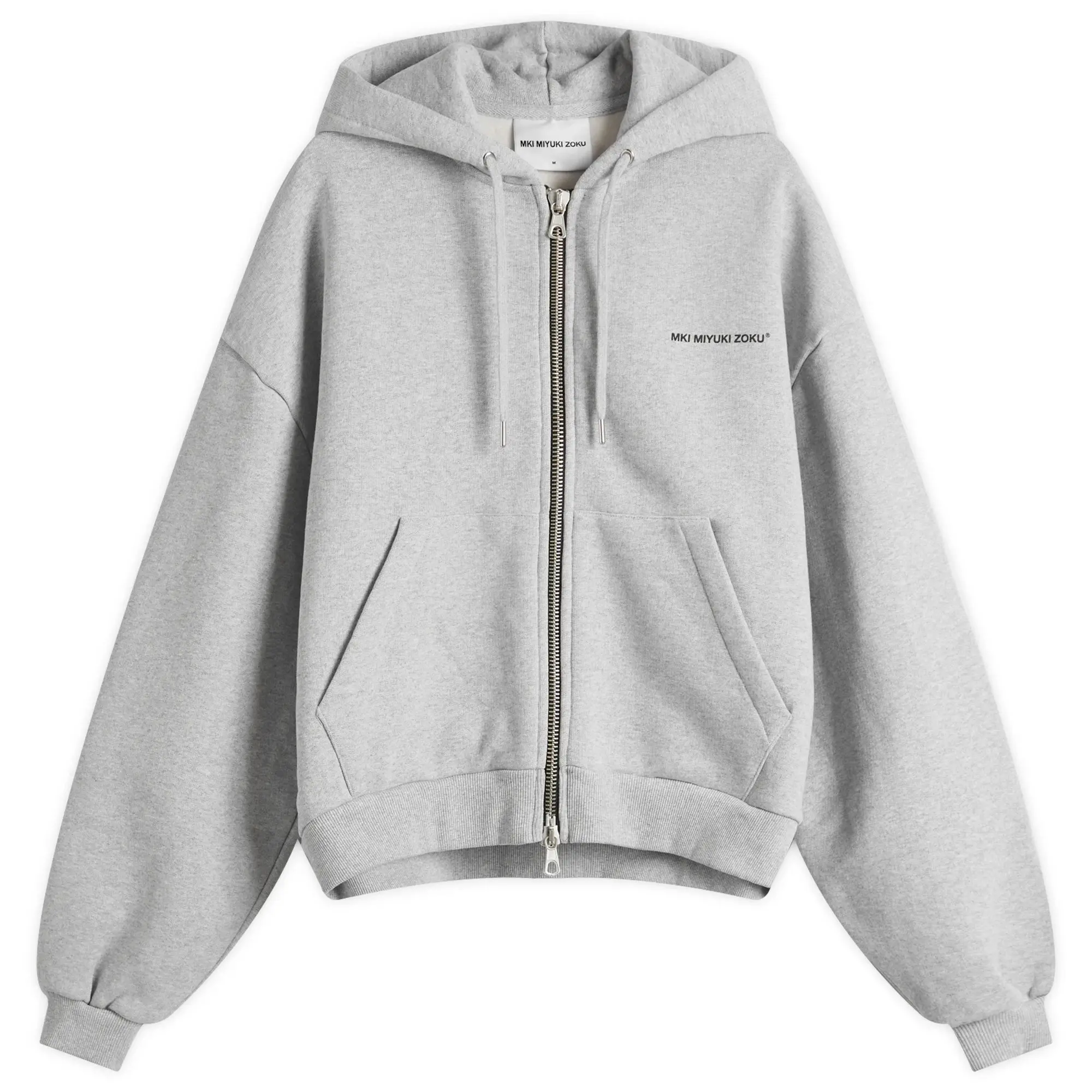 MKI Men's Uniform Zip Hoodie Grey