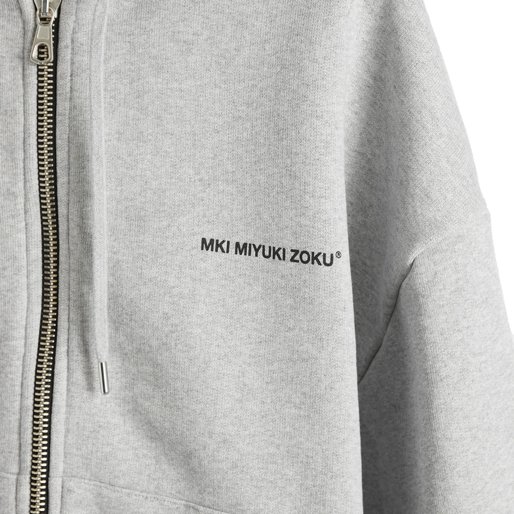 MKI Men's Uniform Zip Hoodie Grey