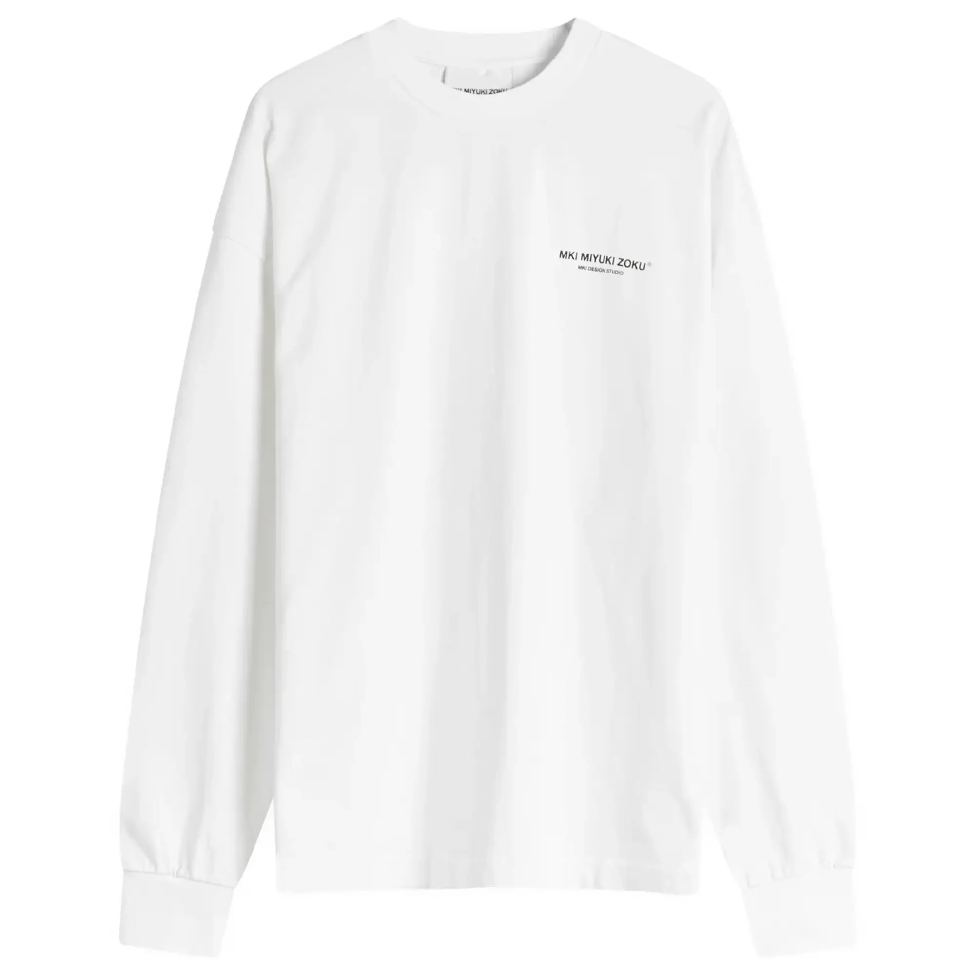MKI Men's Design Studio Long Sleeve T-Shirt White