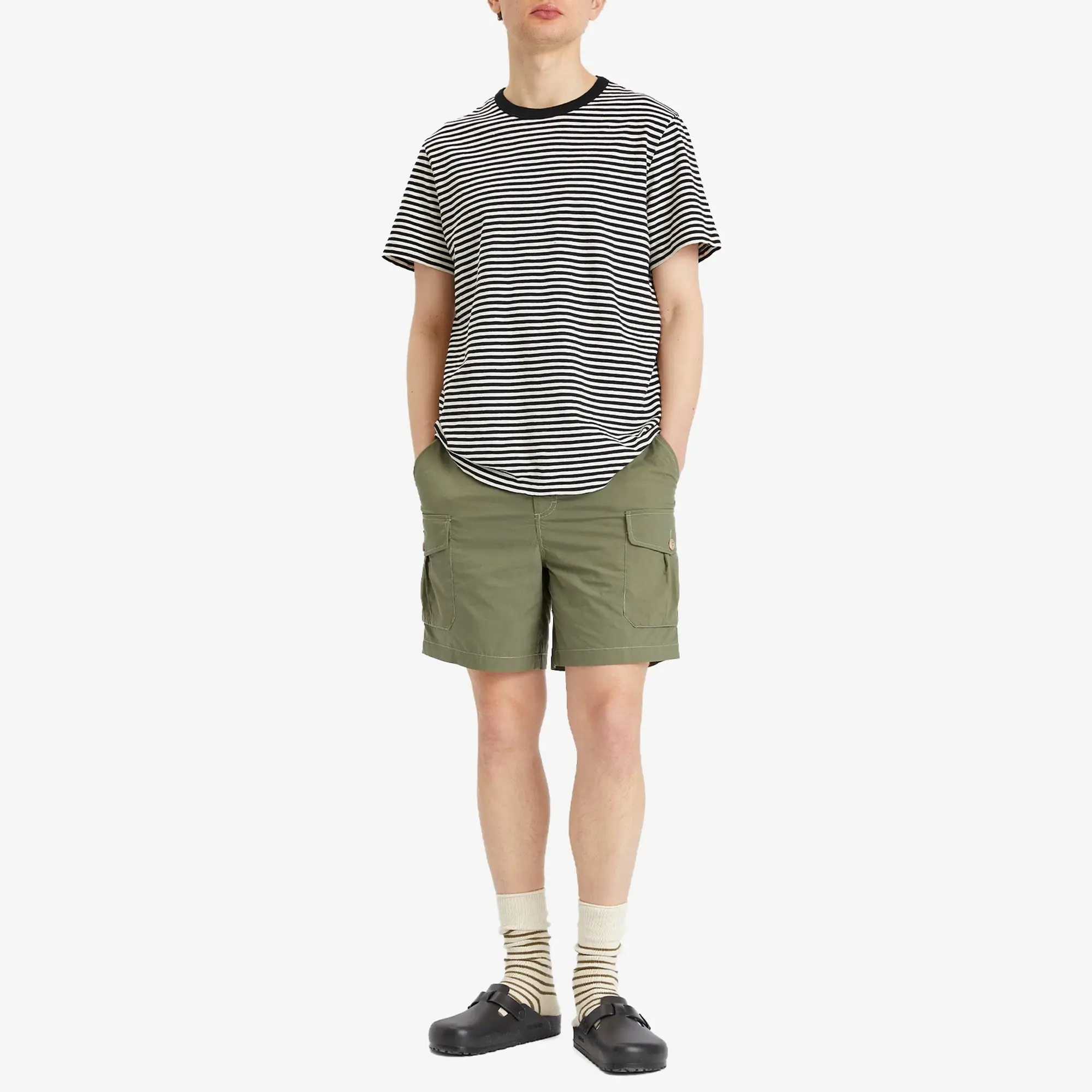 Folk Men's Utility Shorts Dark Sage