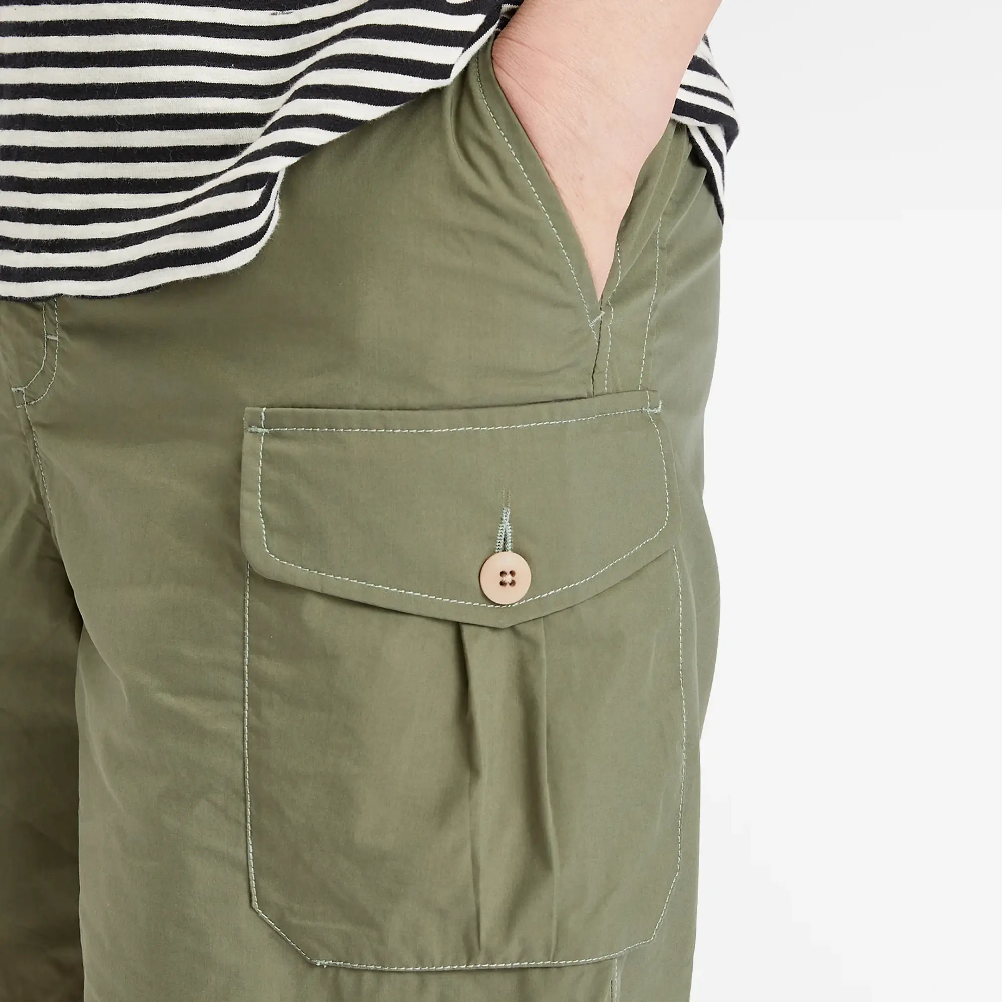 Folk Men's Utility Shorts Dark Sage