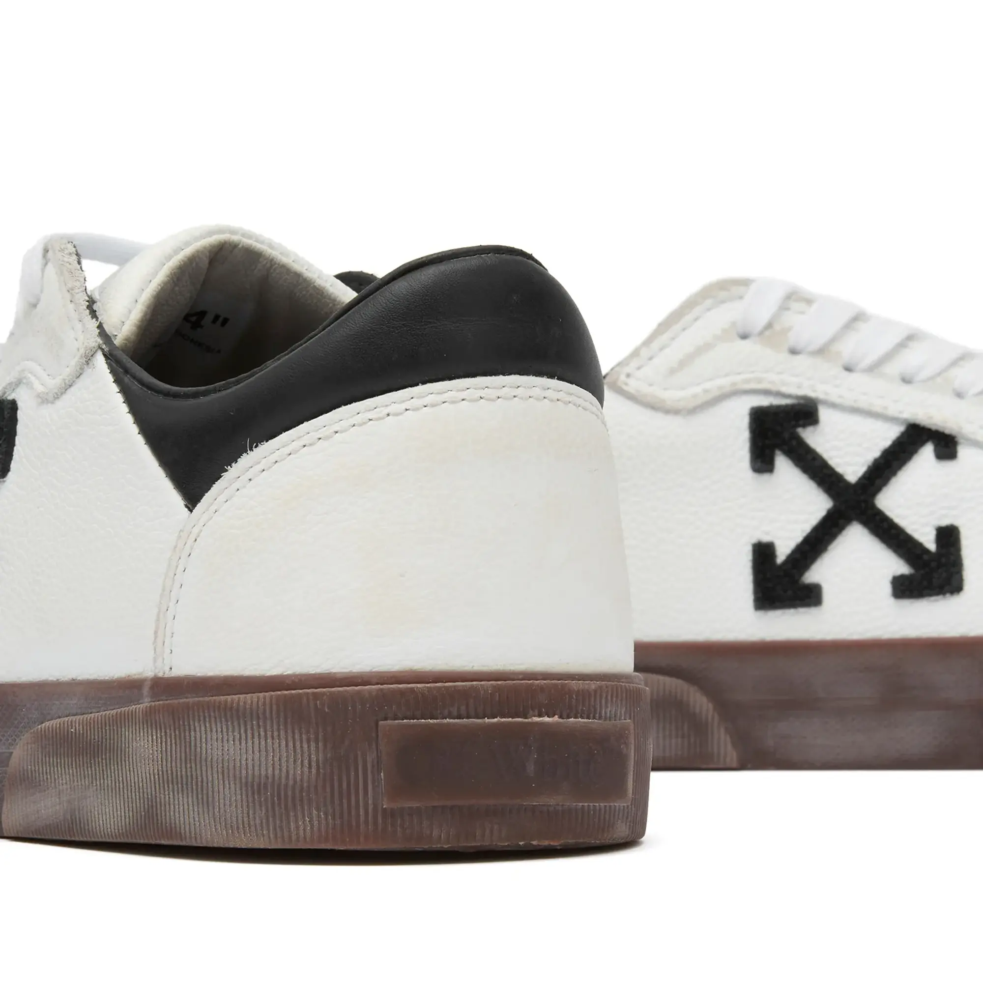 Off-White Men's New Low Vulcanized Vintage Sneaker Light Blue