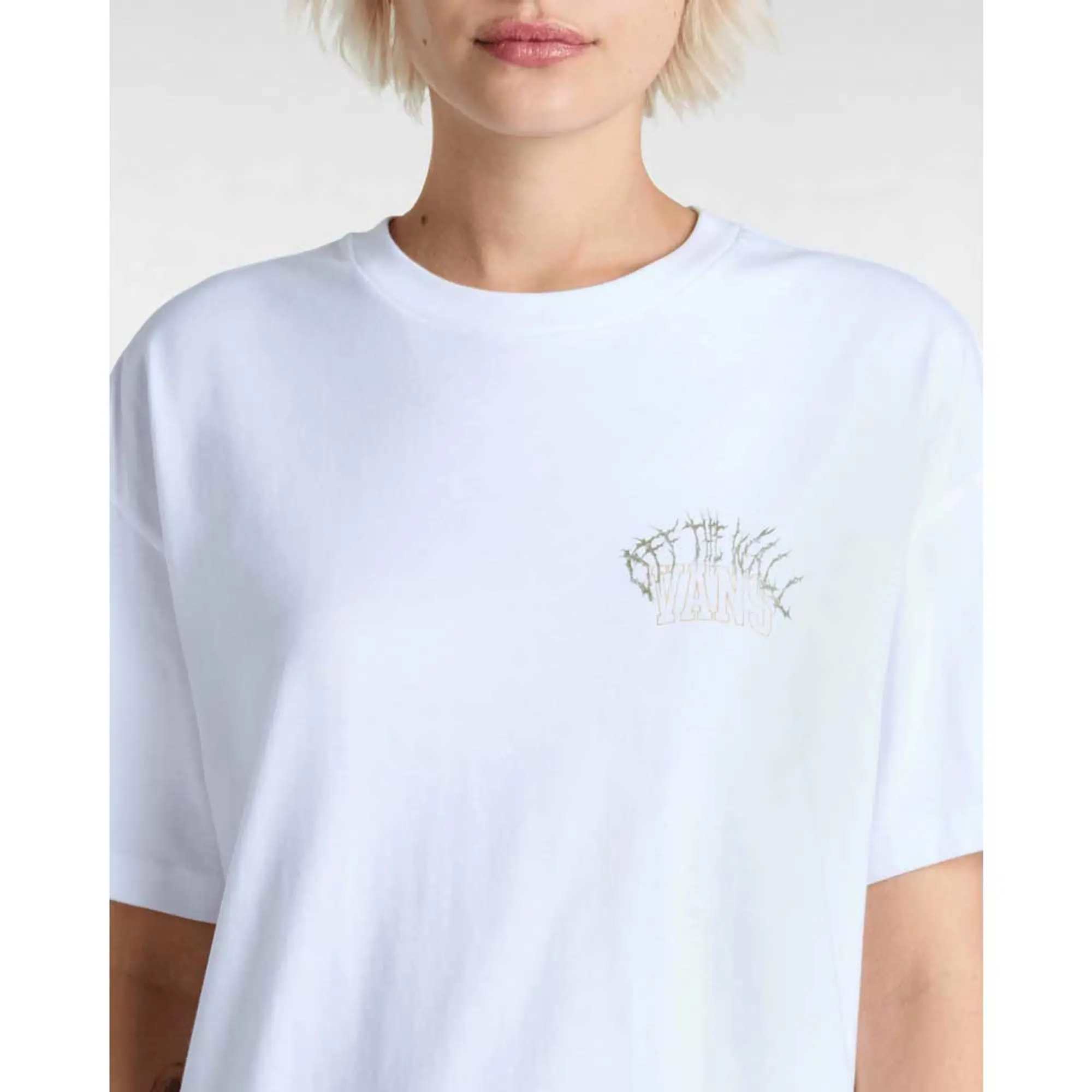 Vans - Metal University T-Shirt, Woman, White