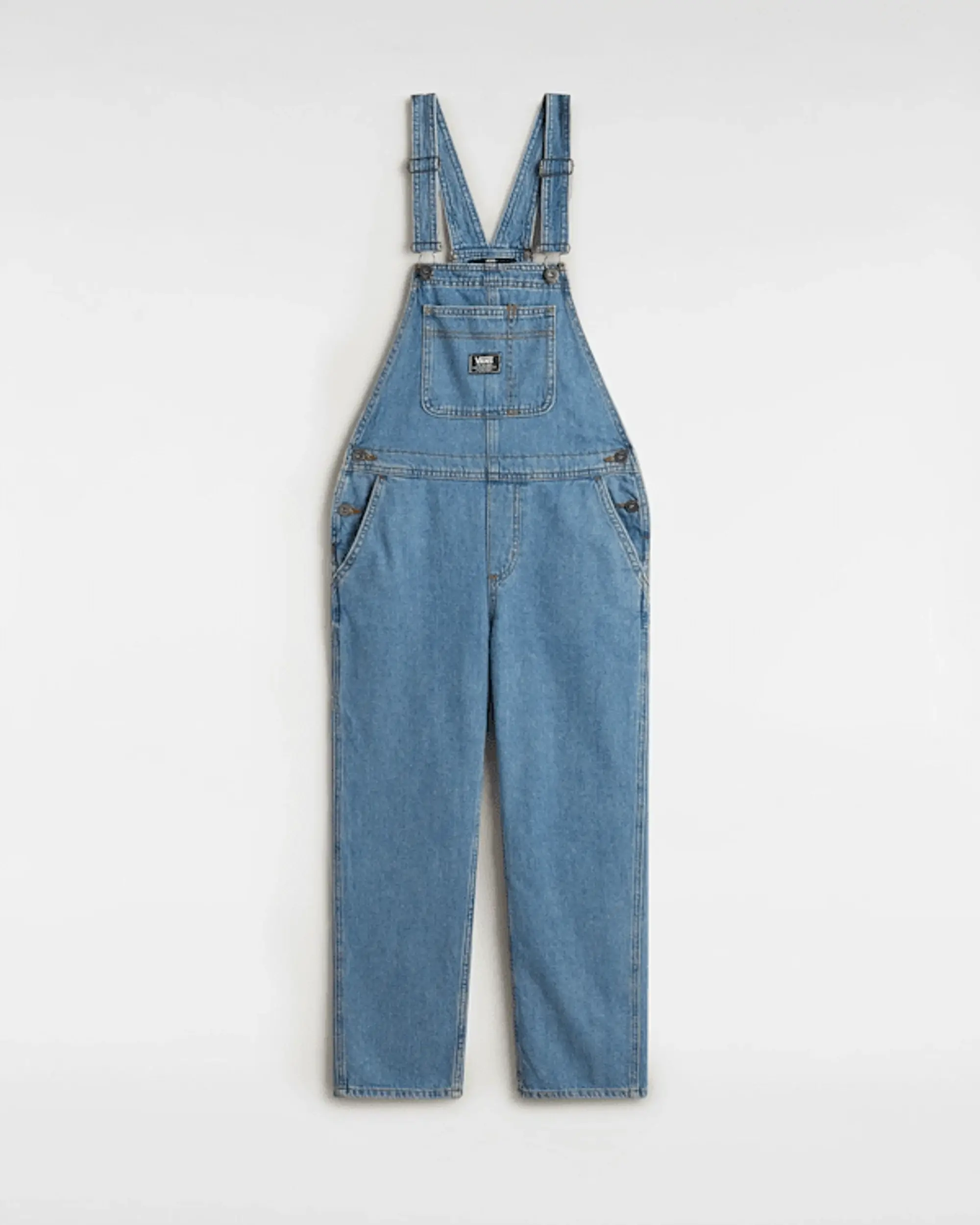 Vans - Kids Groundwork Denim Overall (8-14 Years), Blue