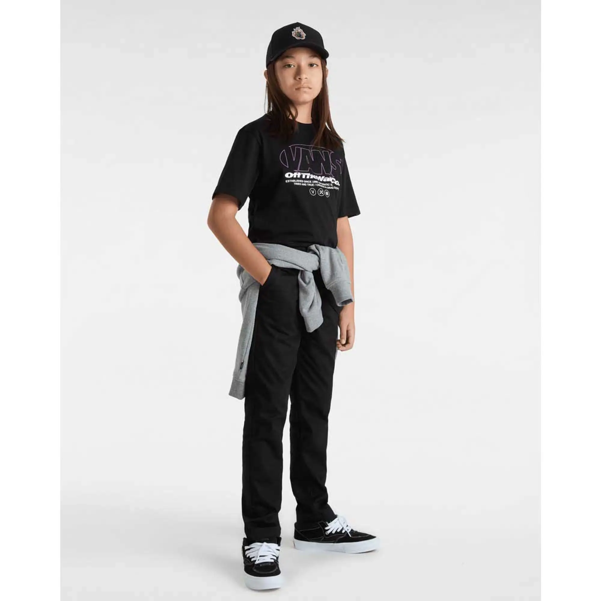 Vans - Kids Major Type T-Shirt (8-14 Years), Black