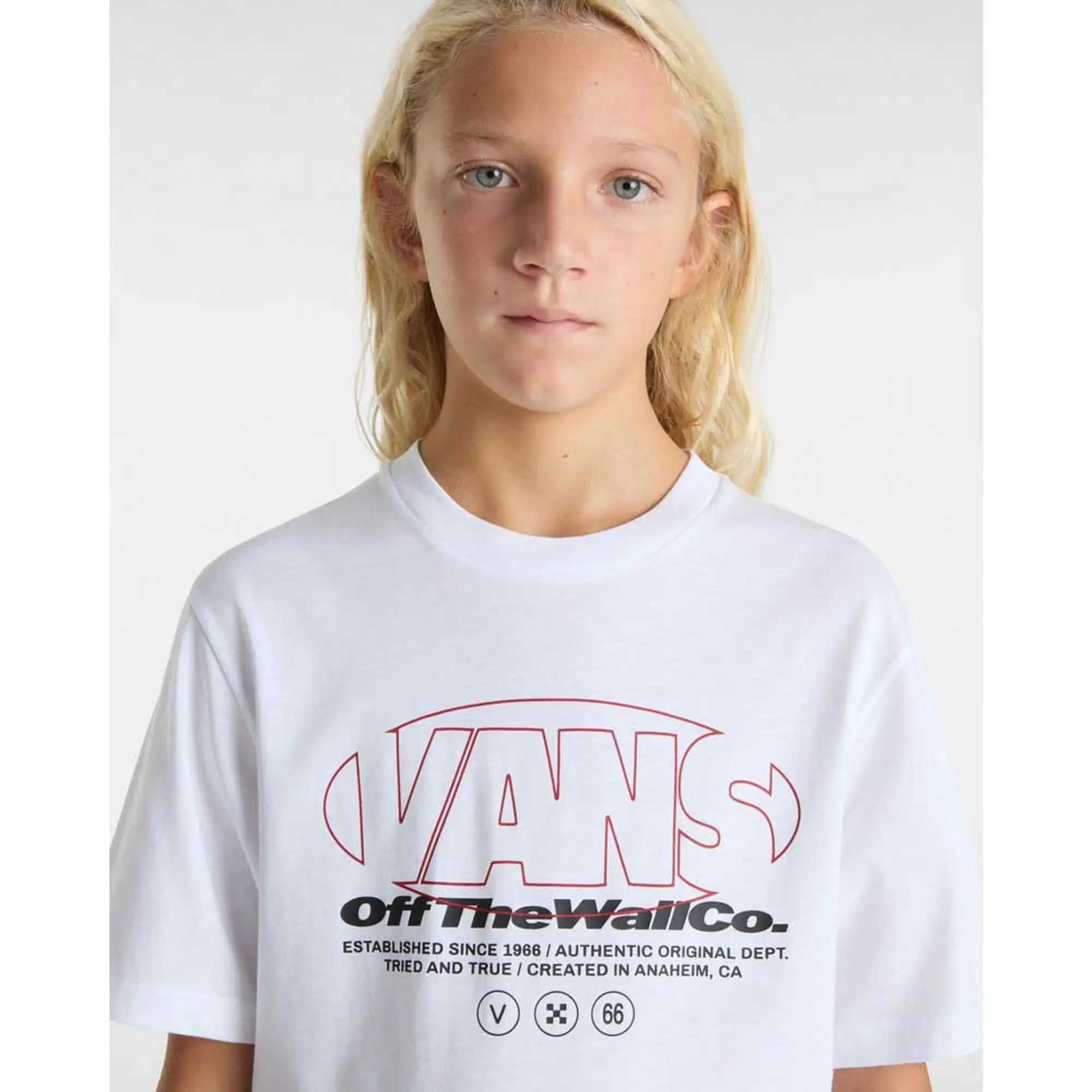 Vans - Kids Major Type T-Shirt (8-14 Years), White
