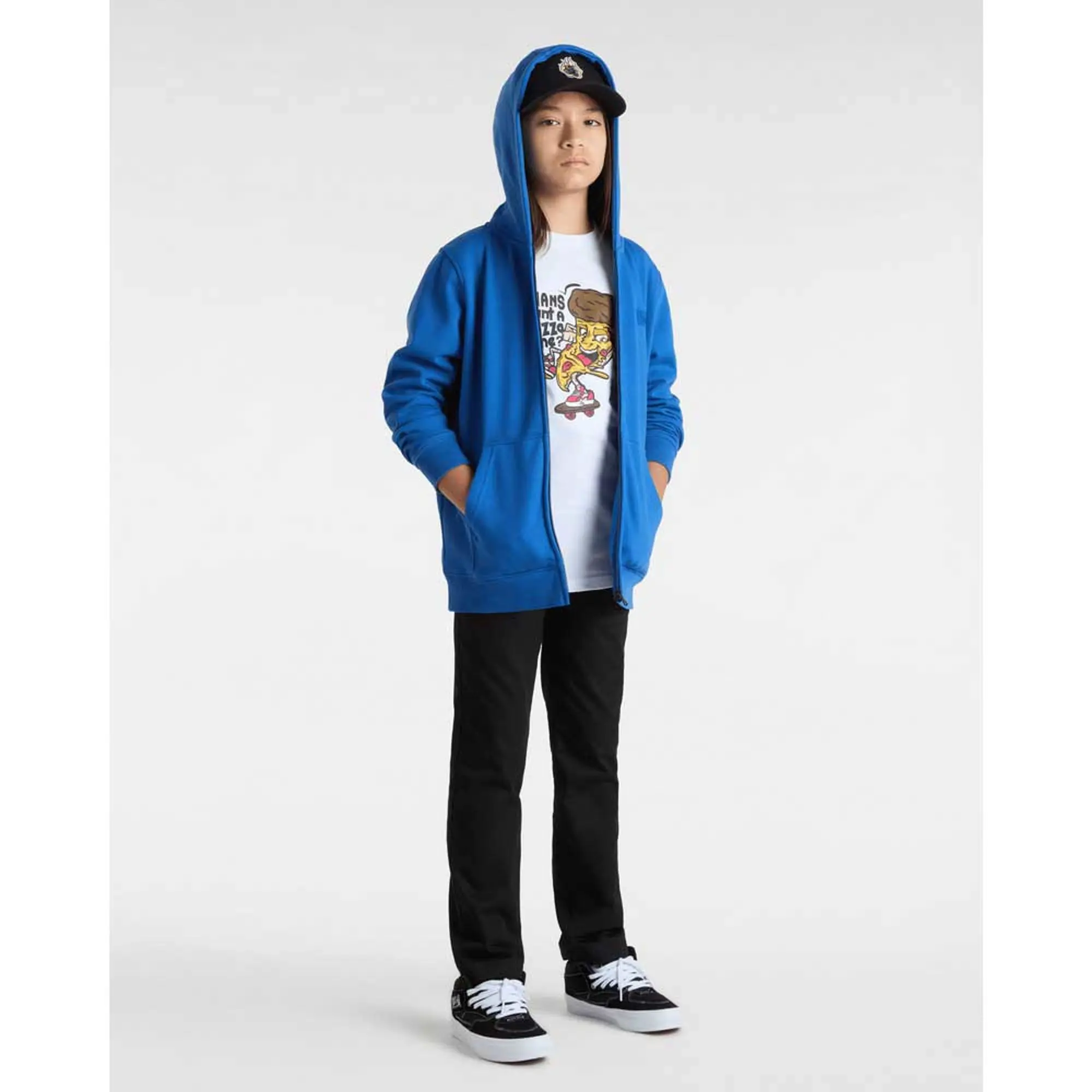 Vans - Kids Pizza Me T-Shirt (8-14 Years), White