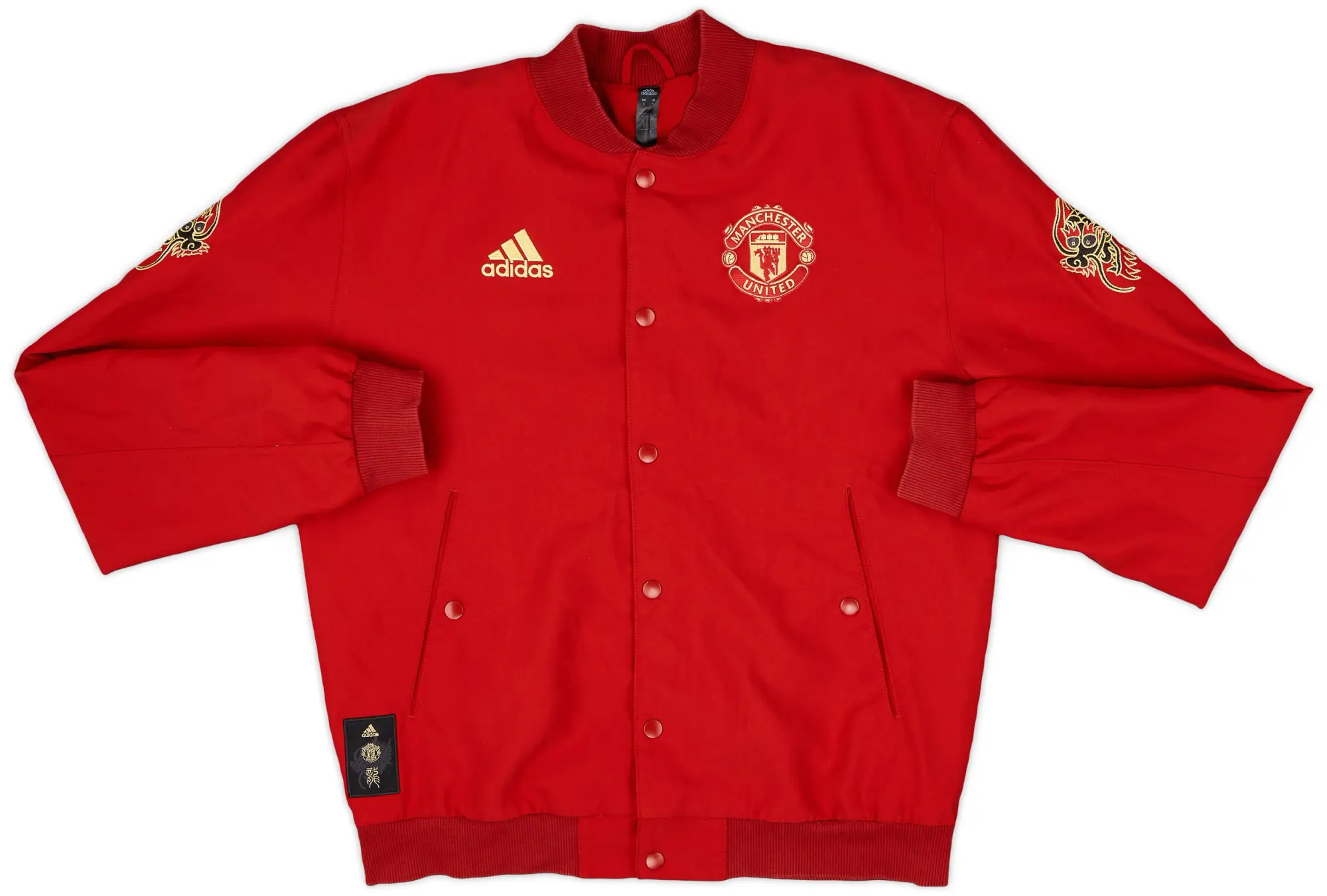 2019-20 Manchester United adidas Chinese New Year Coach Jacket - 8/10 - (S)