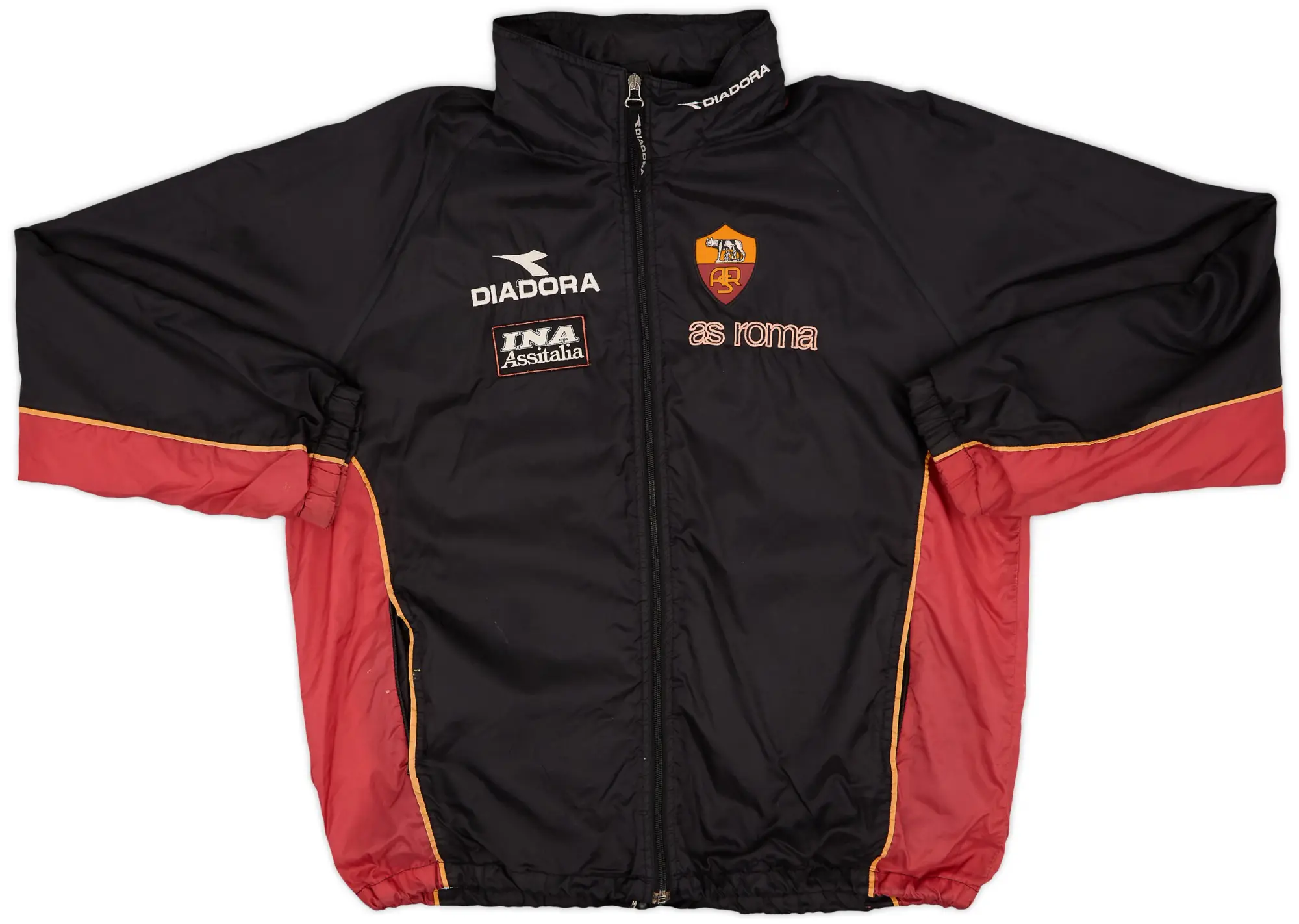 1998-99 Roma Diadora Hooded Rain Jacket - 6/10 - (XL)