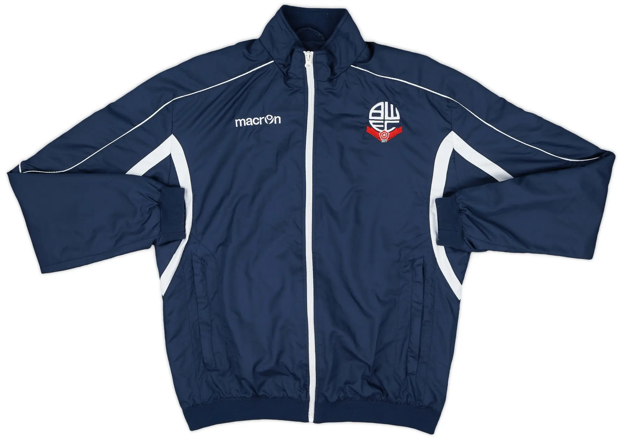 2018-19 Bolton Macron Track Jacket - 8/10 - (M)