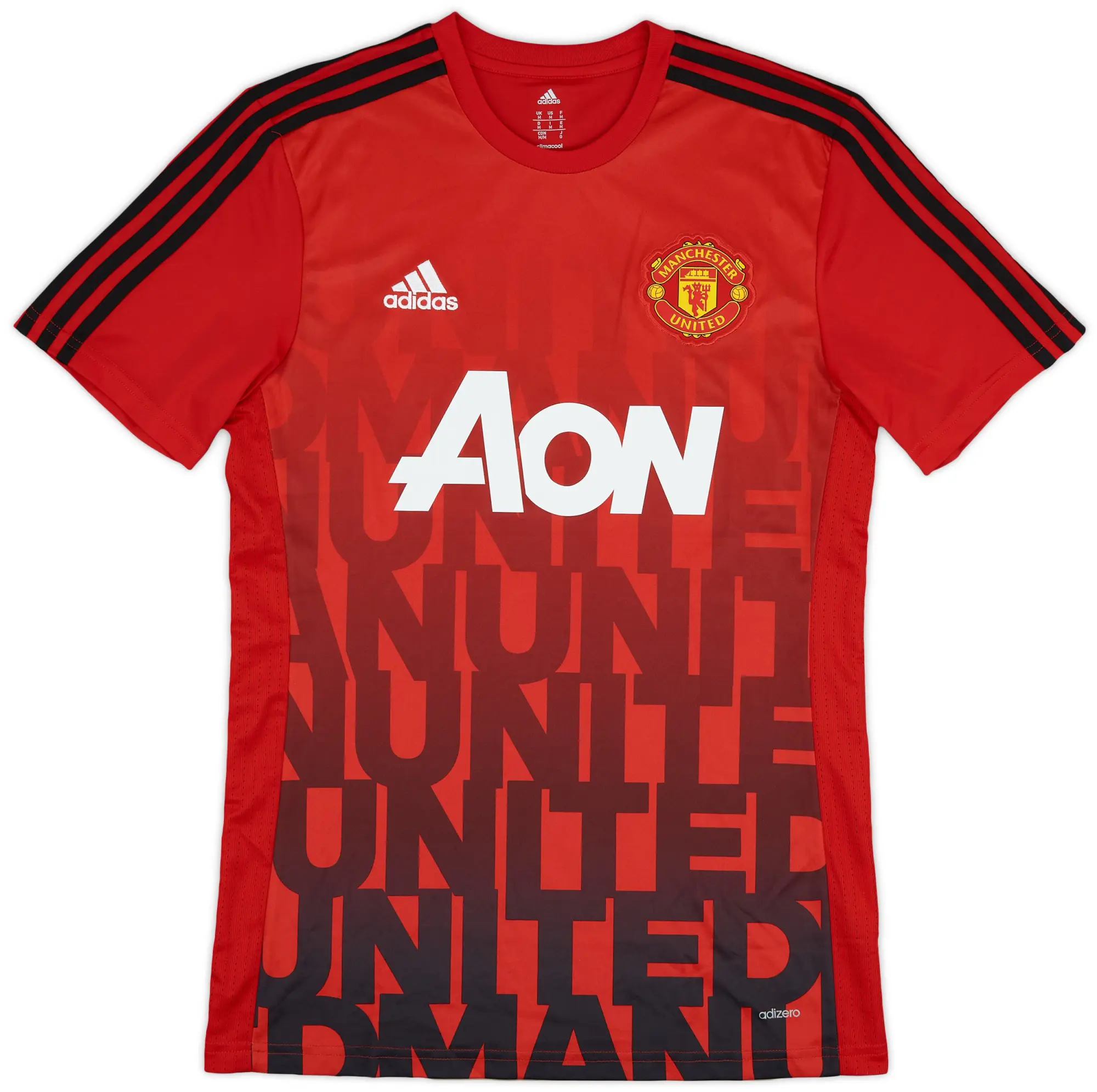 2016-17 Manchester United adidas Training Shirt - 9/10 - (M)