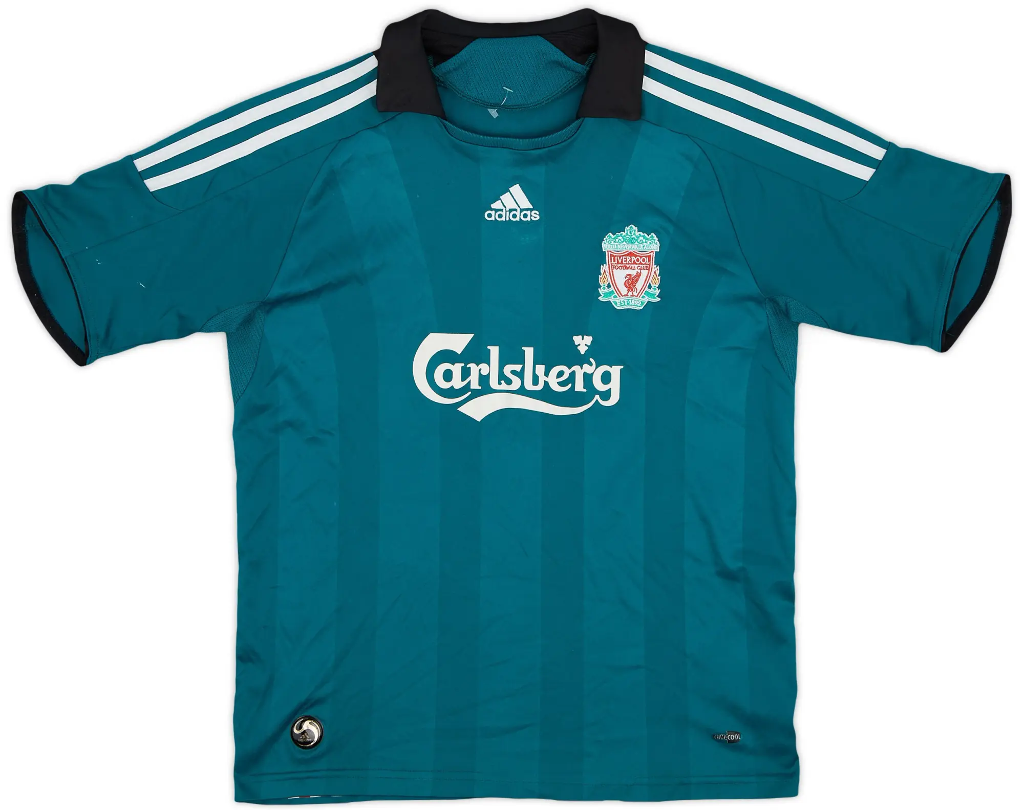 adidas 2008-09 Liverpool Third Shirt - 7/10 - (L.Boys)
