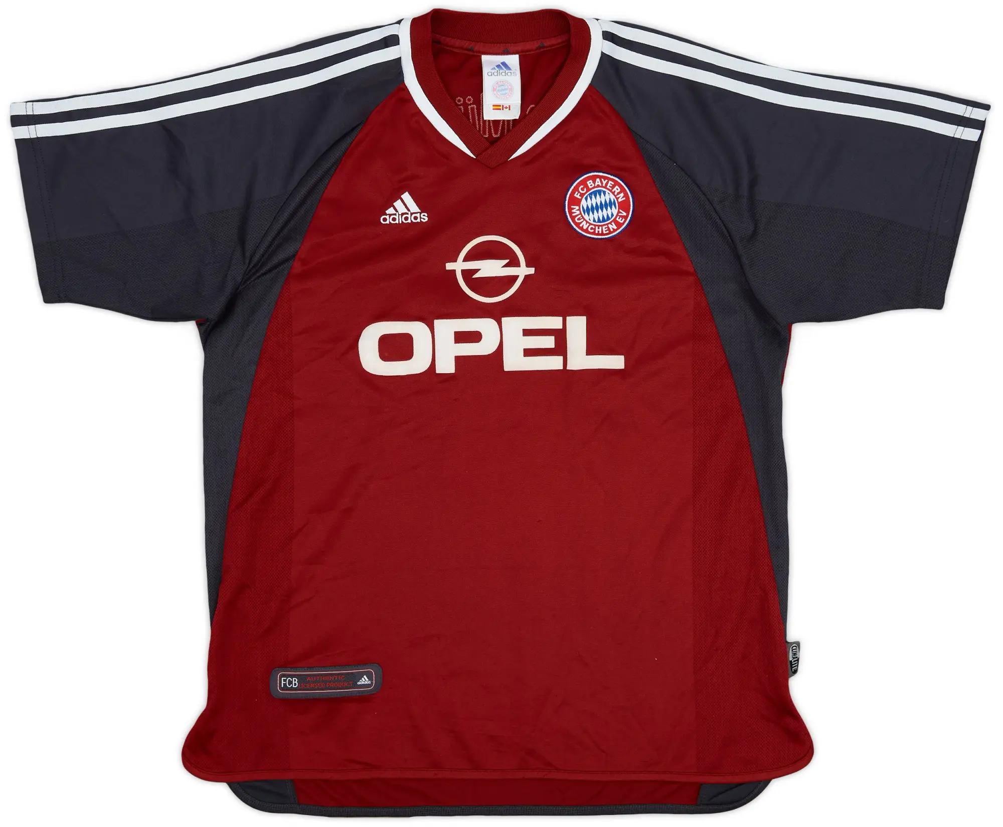 adidas 2001-02 Bayern Munich Home Shirt - 7/10 - (XL.Boys)