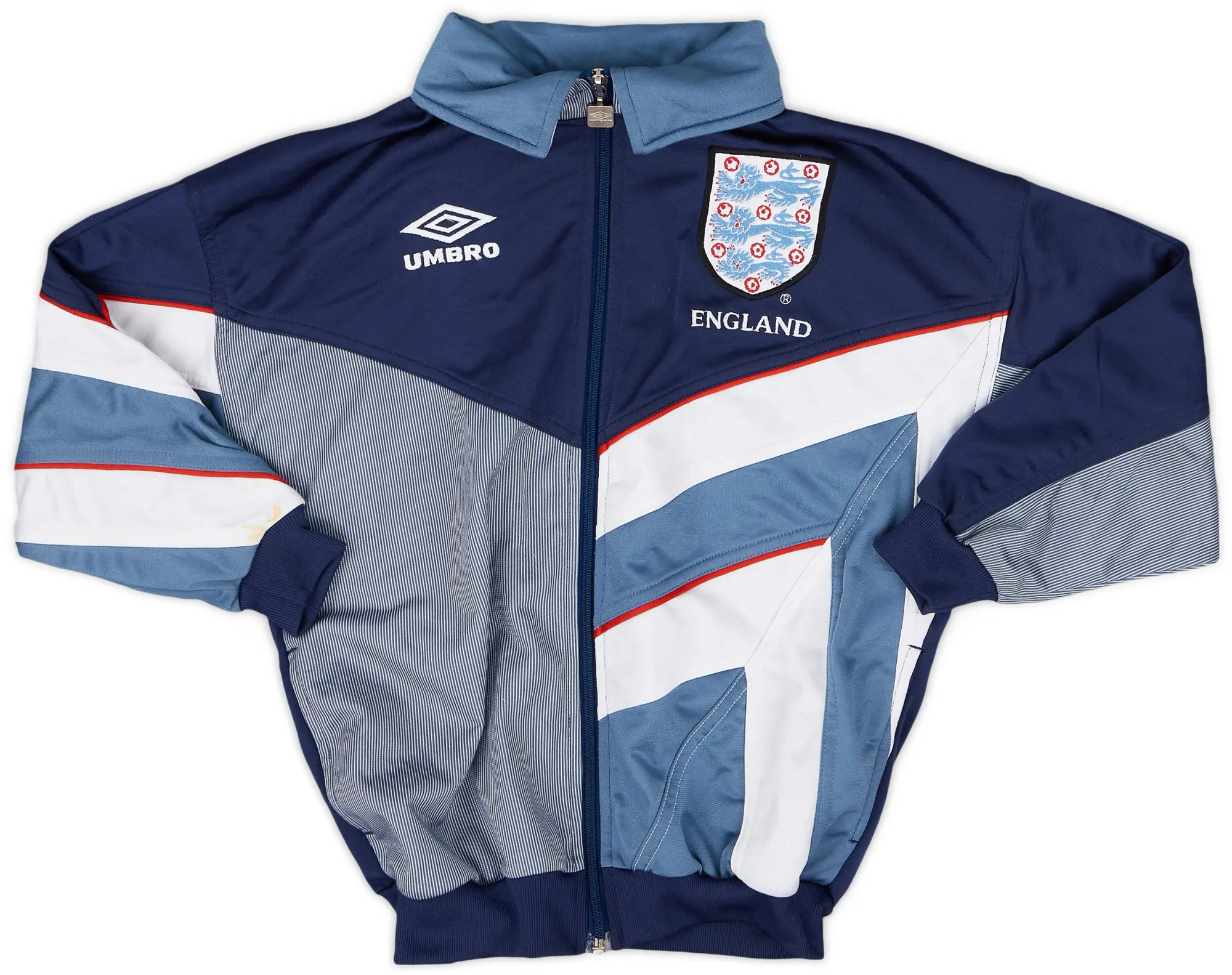 1995-97 England Umbro Track Jacket - 8/10 - (S.Boys)