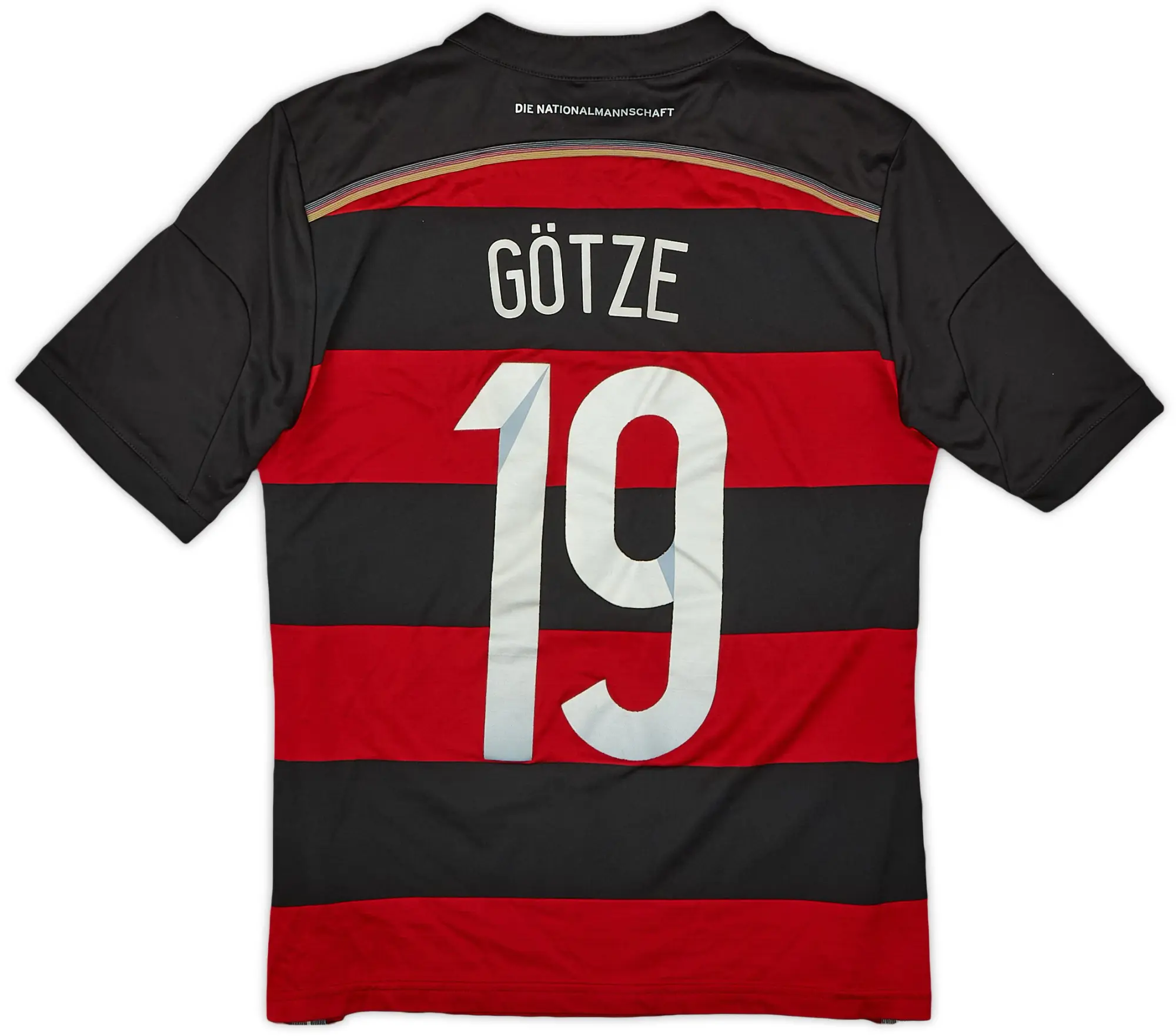 adidas 2014-15 Germany Away Shirt Gotze #19 - 6/10 - (L.Boys)