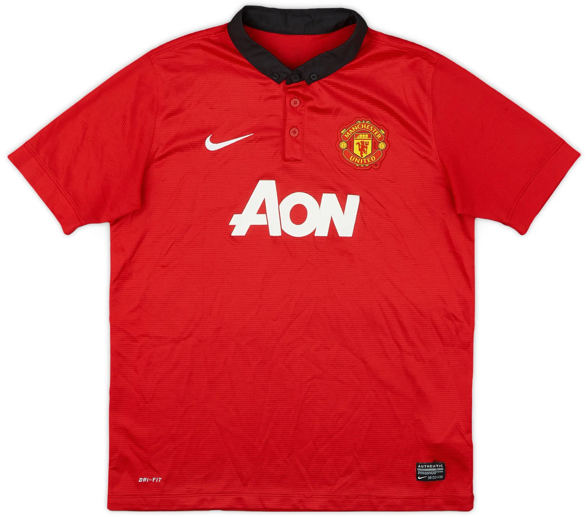 Nike 2013-14 Manchester United Home Shirt - 7/10 - (XL.Boys)