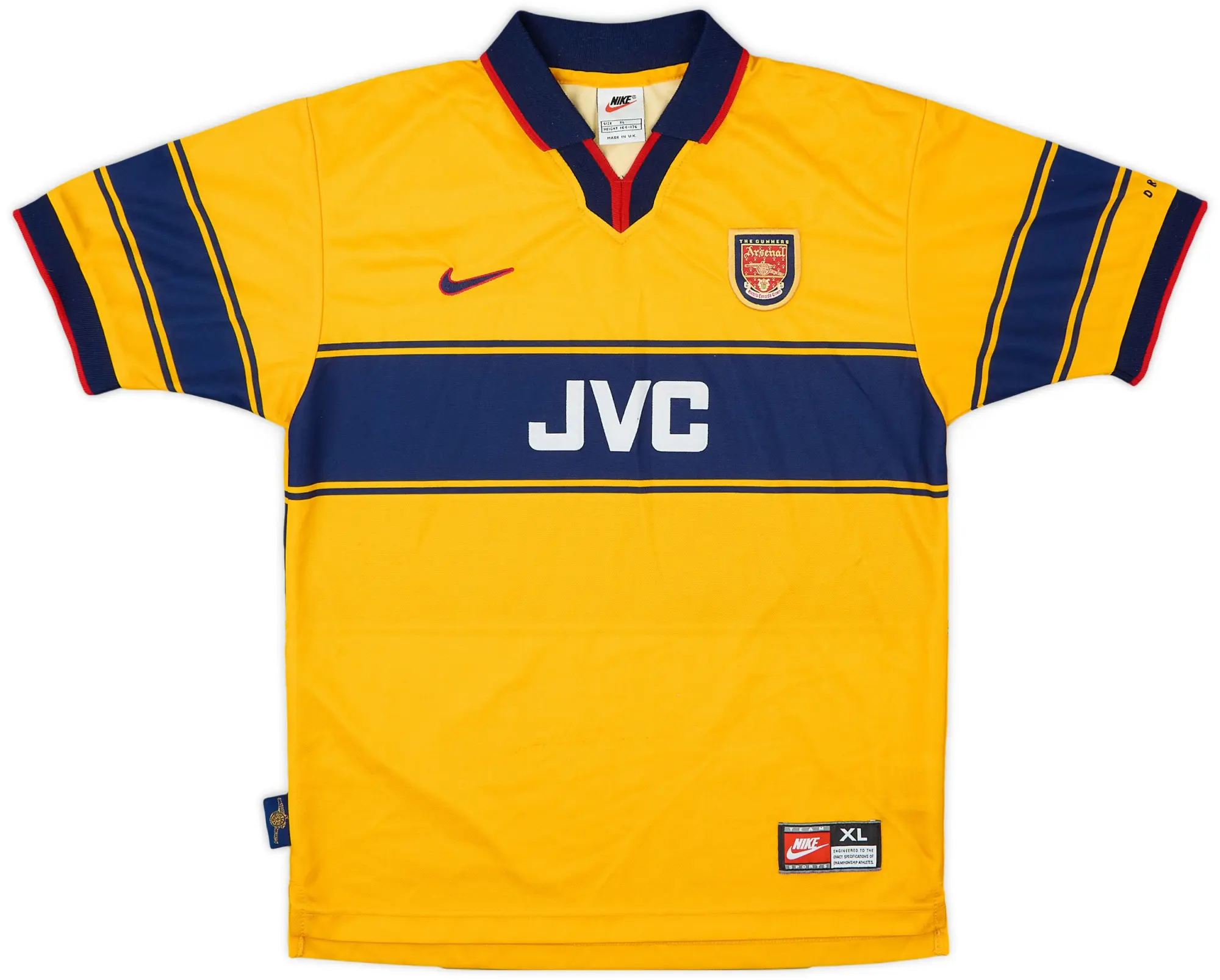 Nike 1997-99 Arsenal Away Shirt - 8/10 - (XL.Boys)