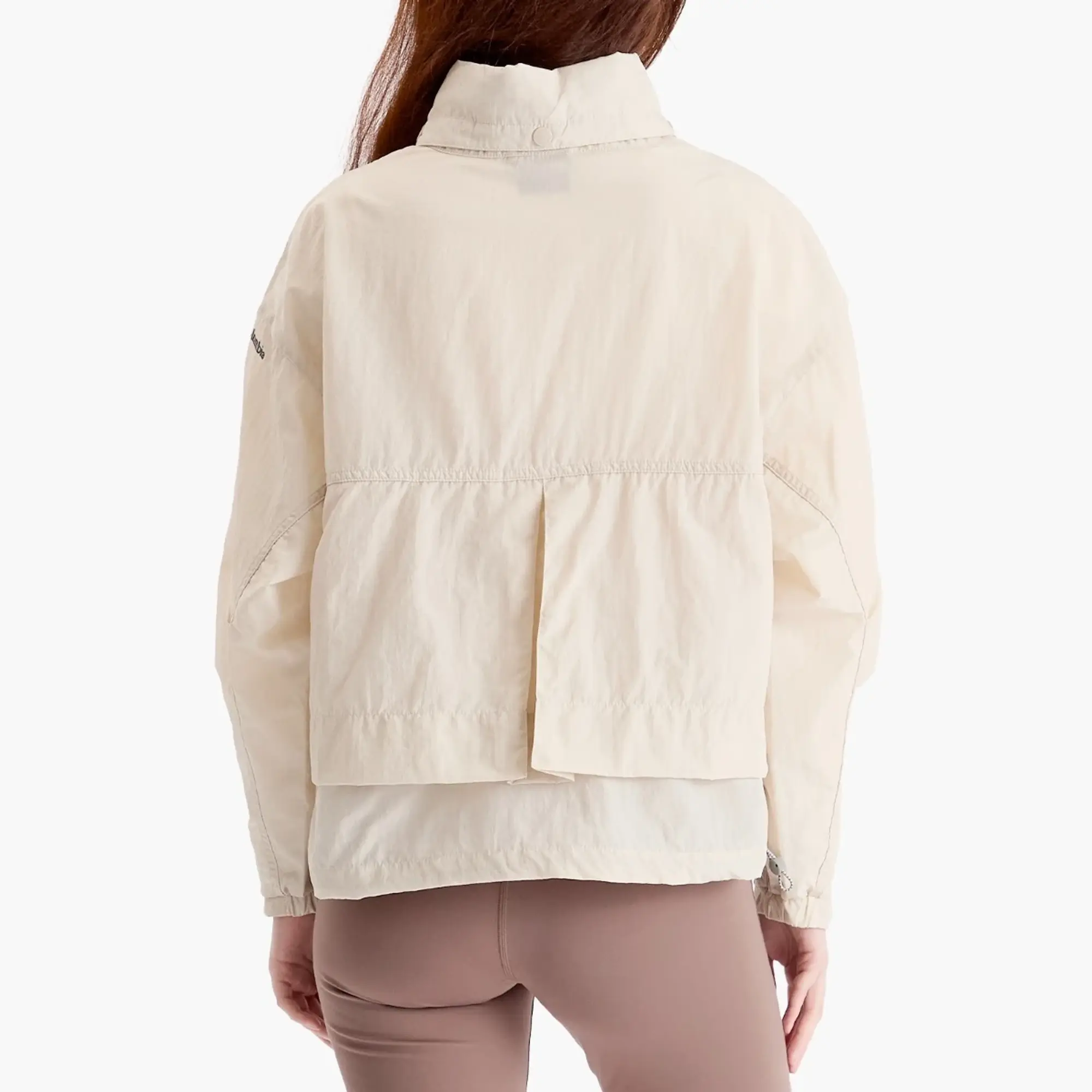 Columbia Women's Paracutie Windbreaker Dark Stone