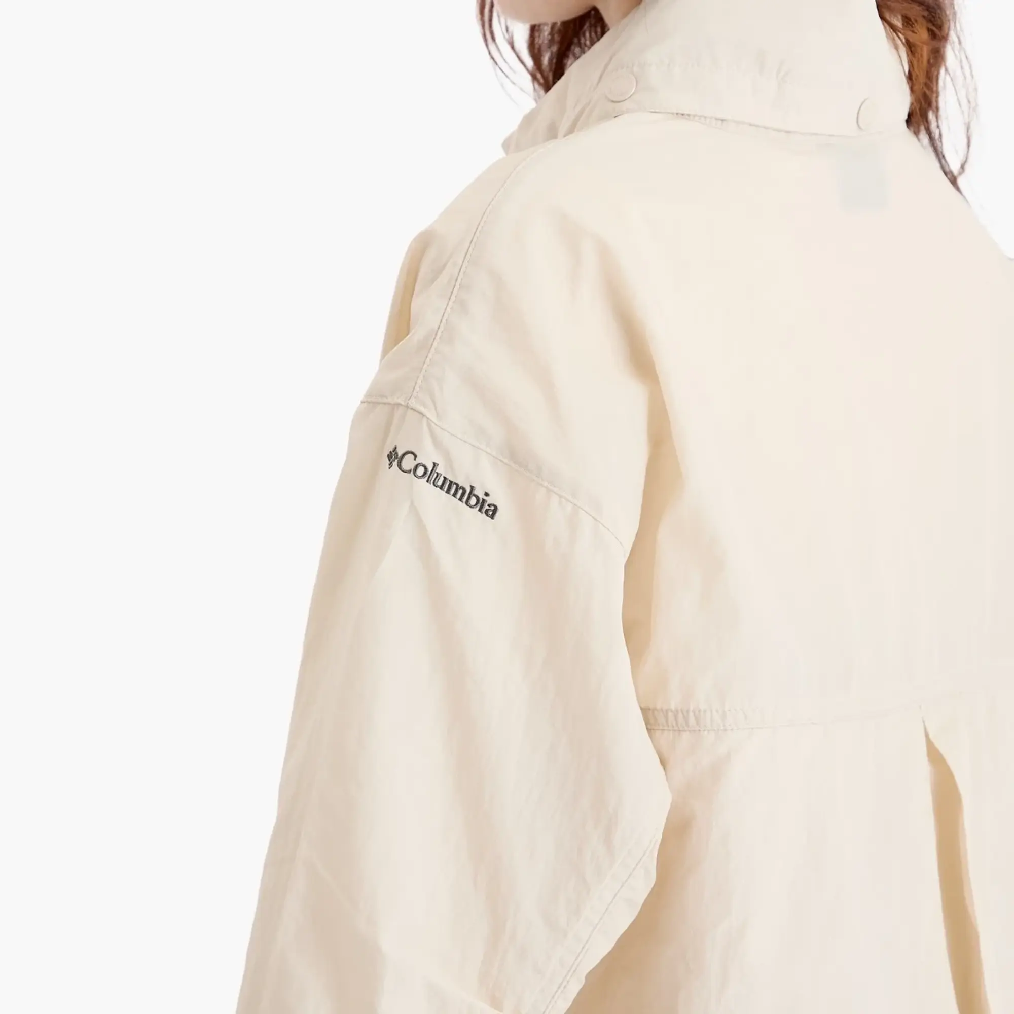 Columbia Women's Paracutie Windbreaker Dark Stone