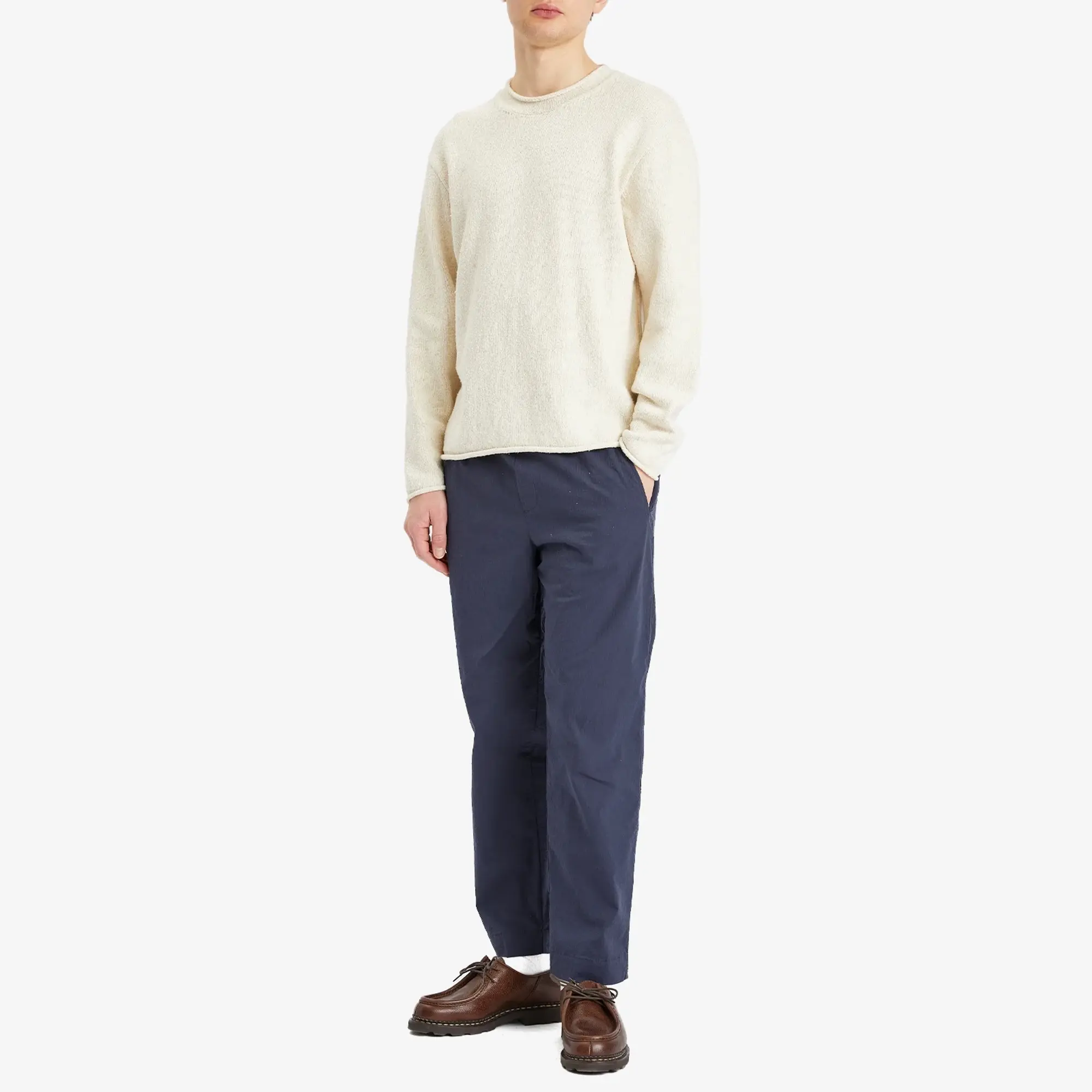 Folk Men's Slouch Sweatshirt Ecru