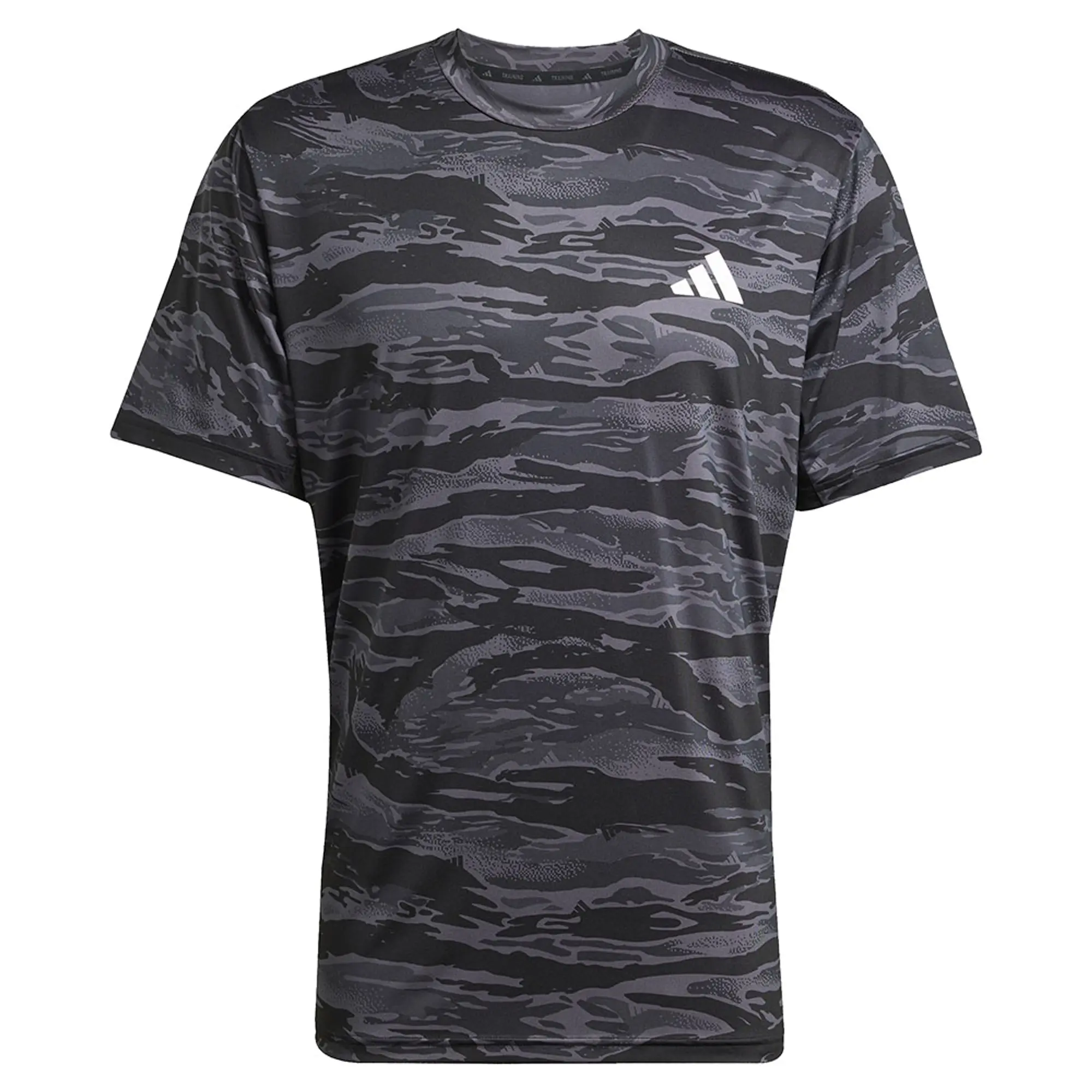 Adidas Train Essentials Camo Aop Short Sleeve T-shirt