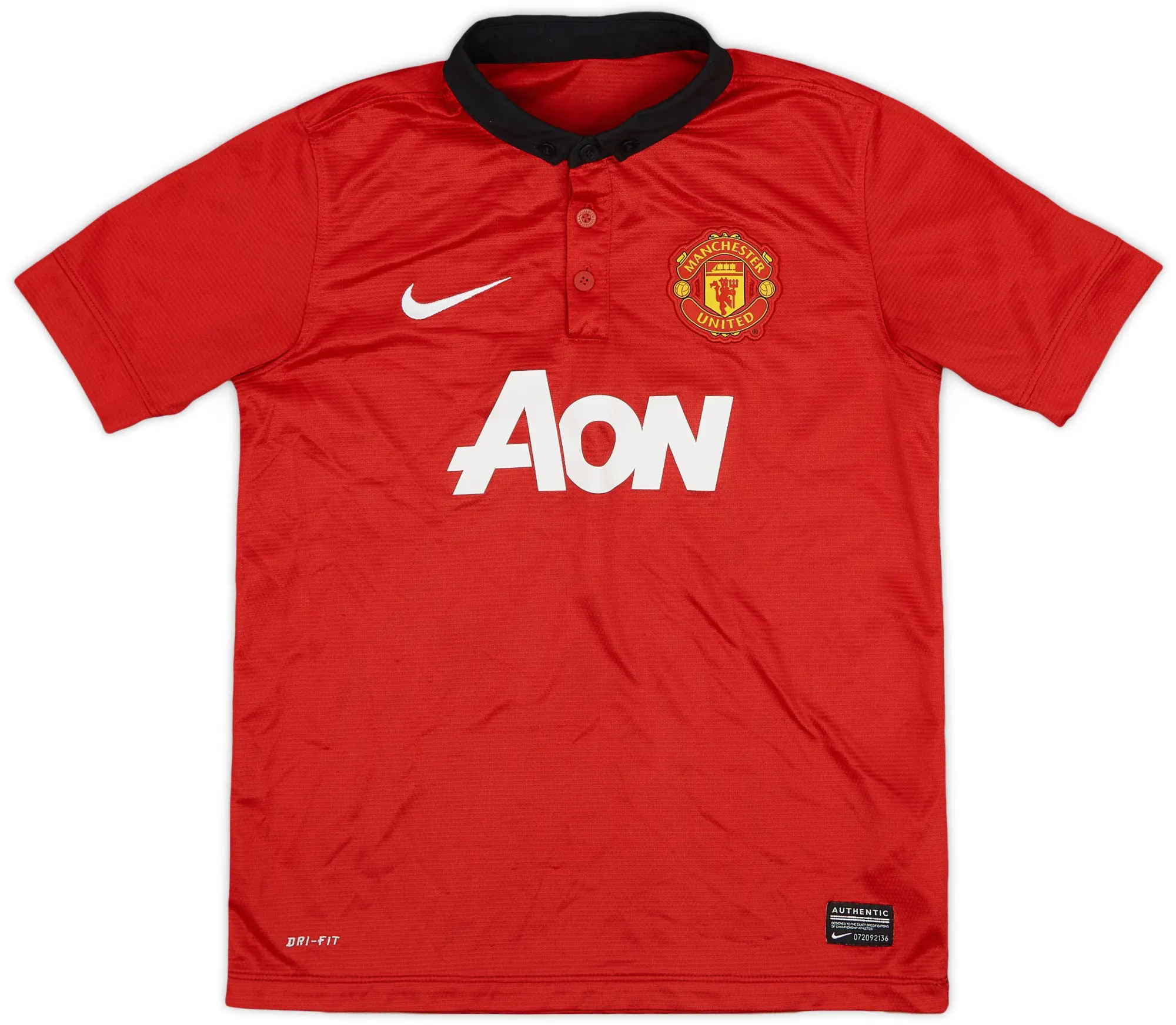 Nike 2013-14 Manchester United Home Shirt - 8/10 - (M.Boys)