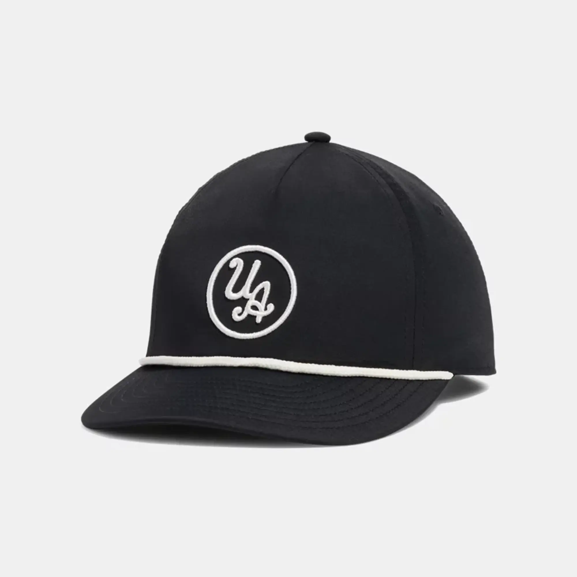 Men's  Under Armour  Drive 5-Panel Snapback Cap Black / White Quartz OSFM
