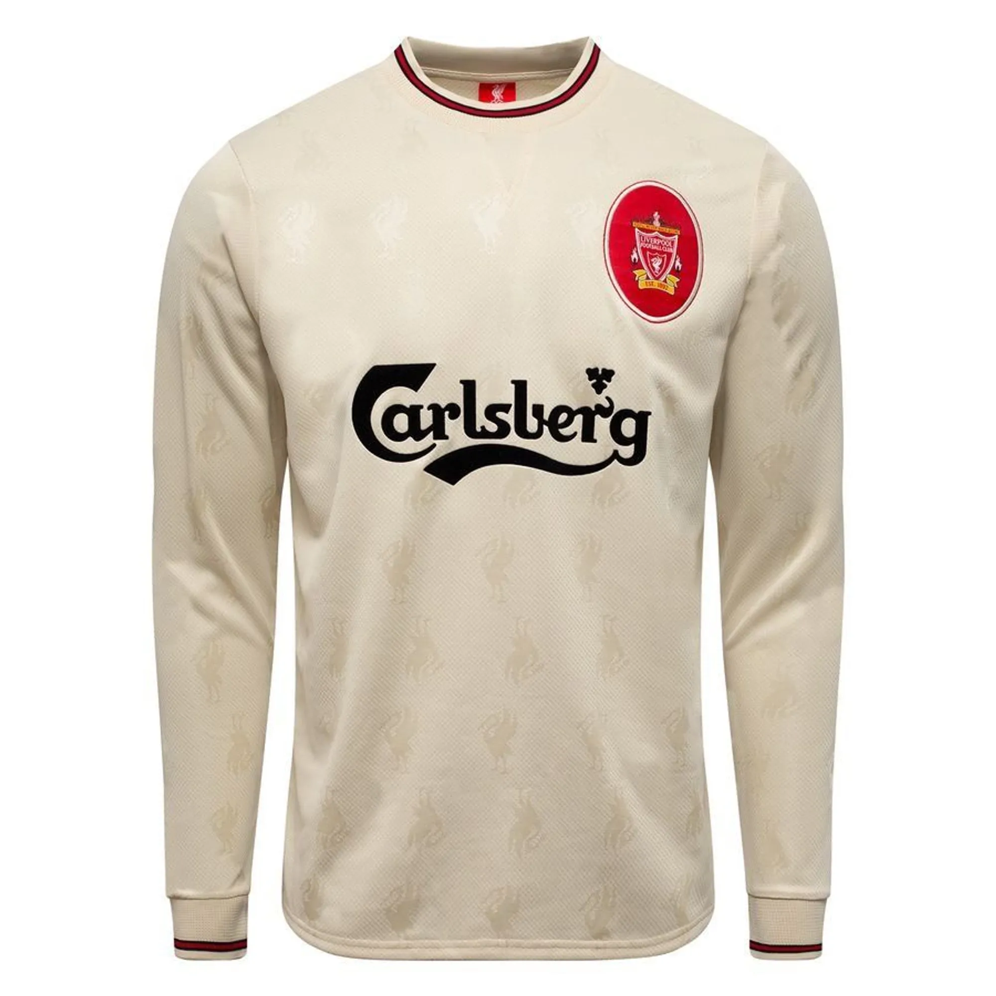 Retro Jersey Liverpool White Long Sleeve Jersey Liverpool FC LFC