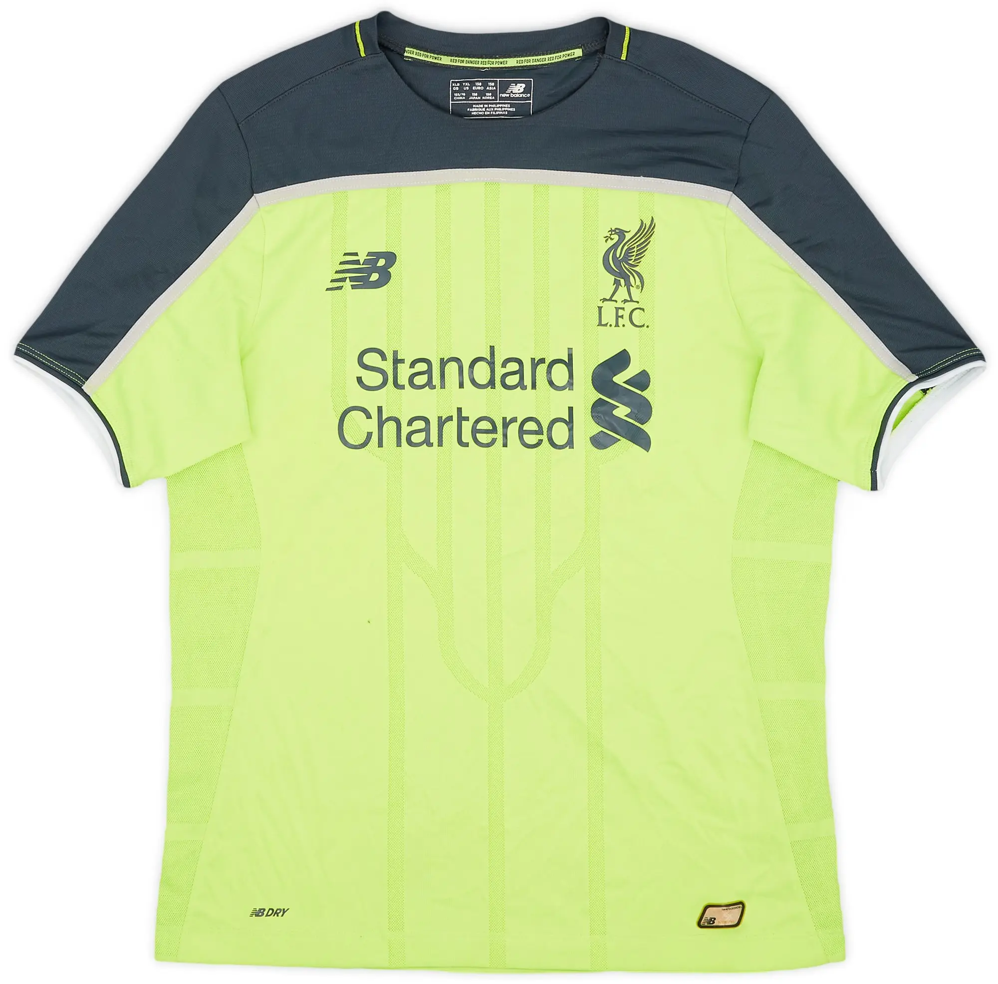 NewBalance 2016-17 Liverpool Third Shirt - 6/10 - (XL.Boys)