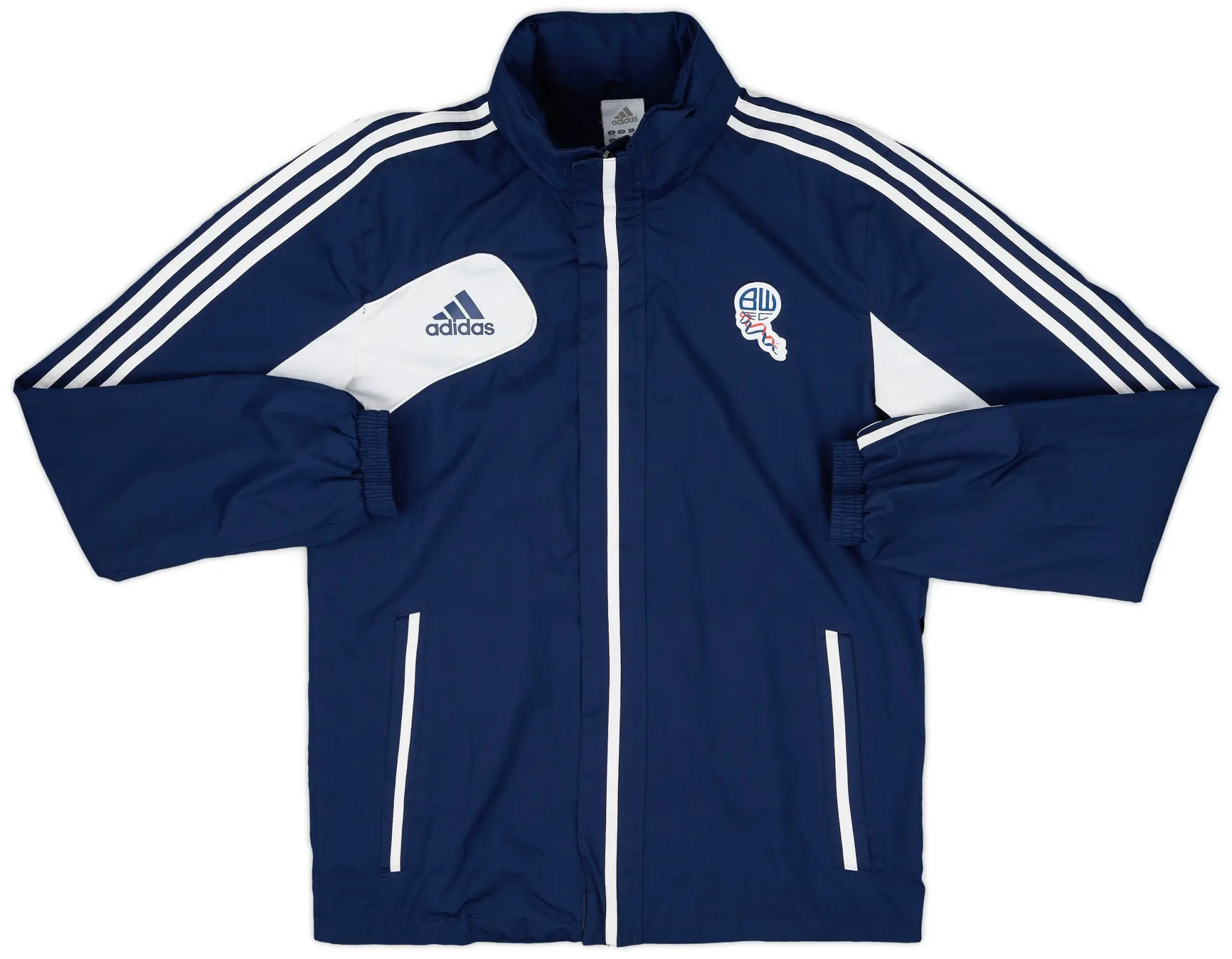2012-13 Bolton Wanderers adidas Hooded Rain Jacket - 9/10 - (M)