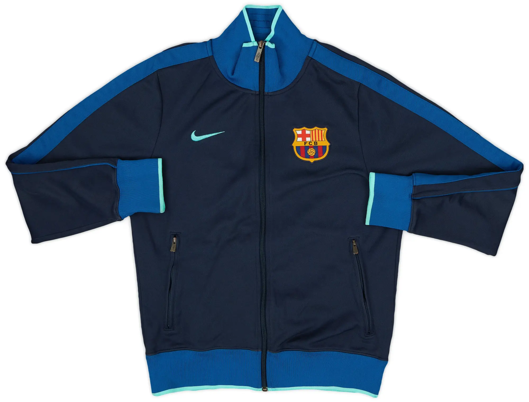 2010-11 Barcelona Nike N98 Track Jacket - 7/10 - (S)