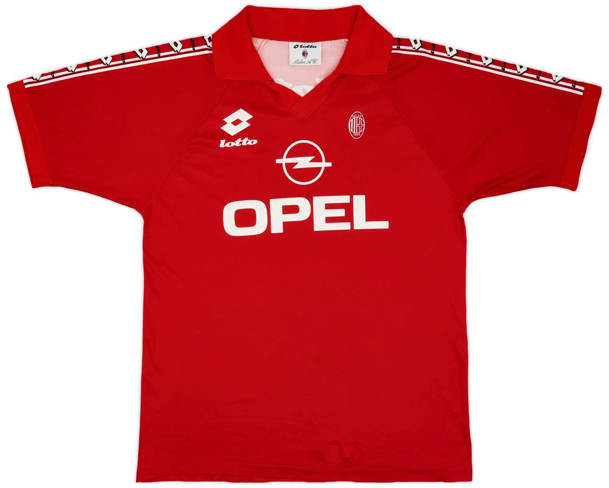 1995-96 AC Milan Lotto Training Shirt - 9/10 - (L)