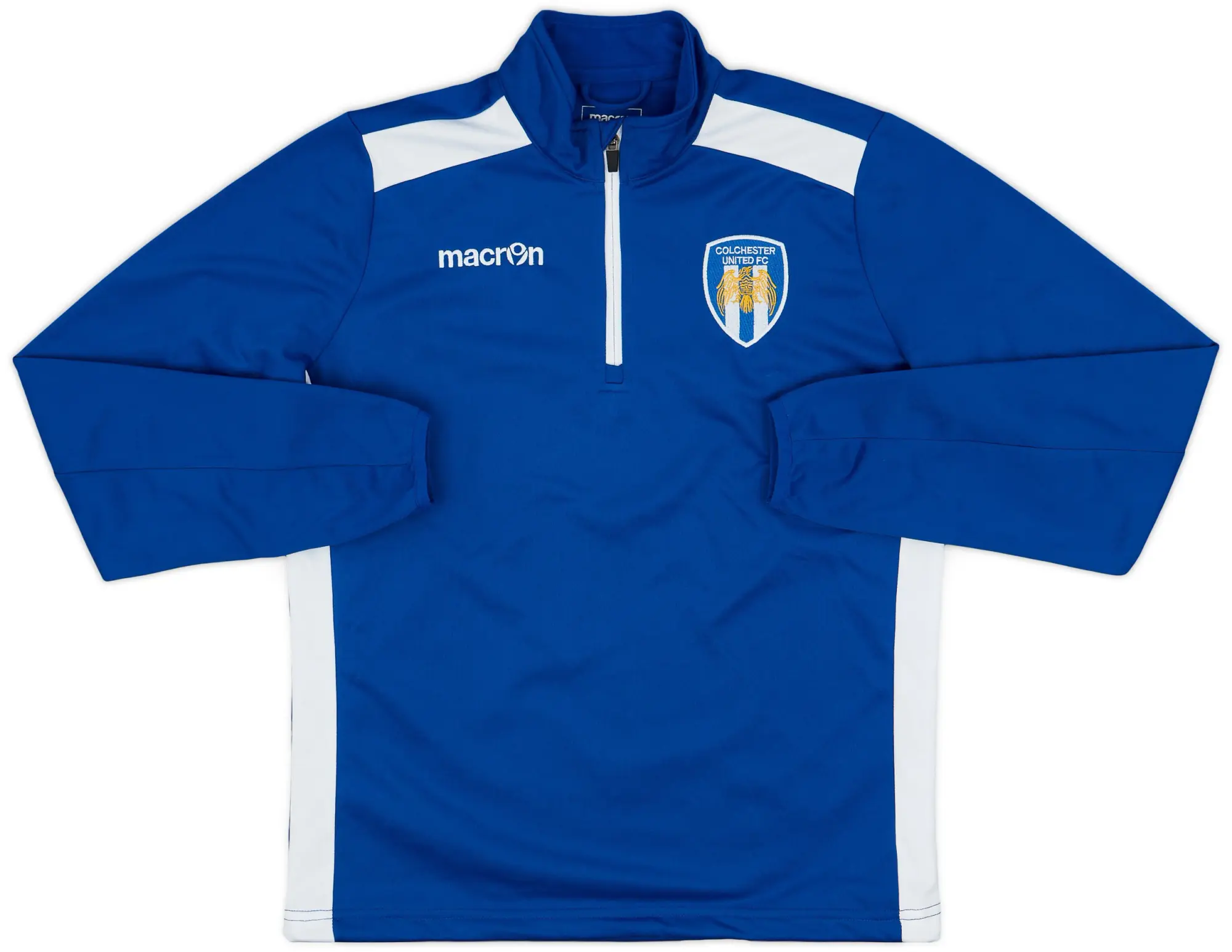 2016-17 Colchester Macron 1/4 Zip Drill Top - 9/10 - (S)