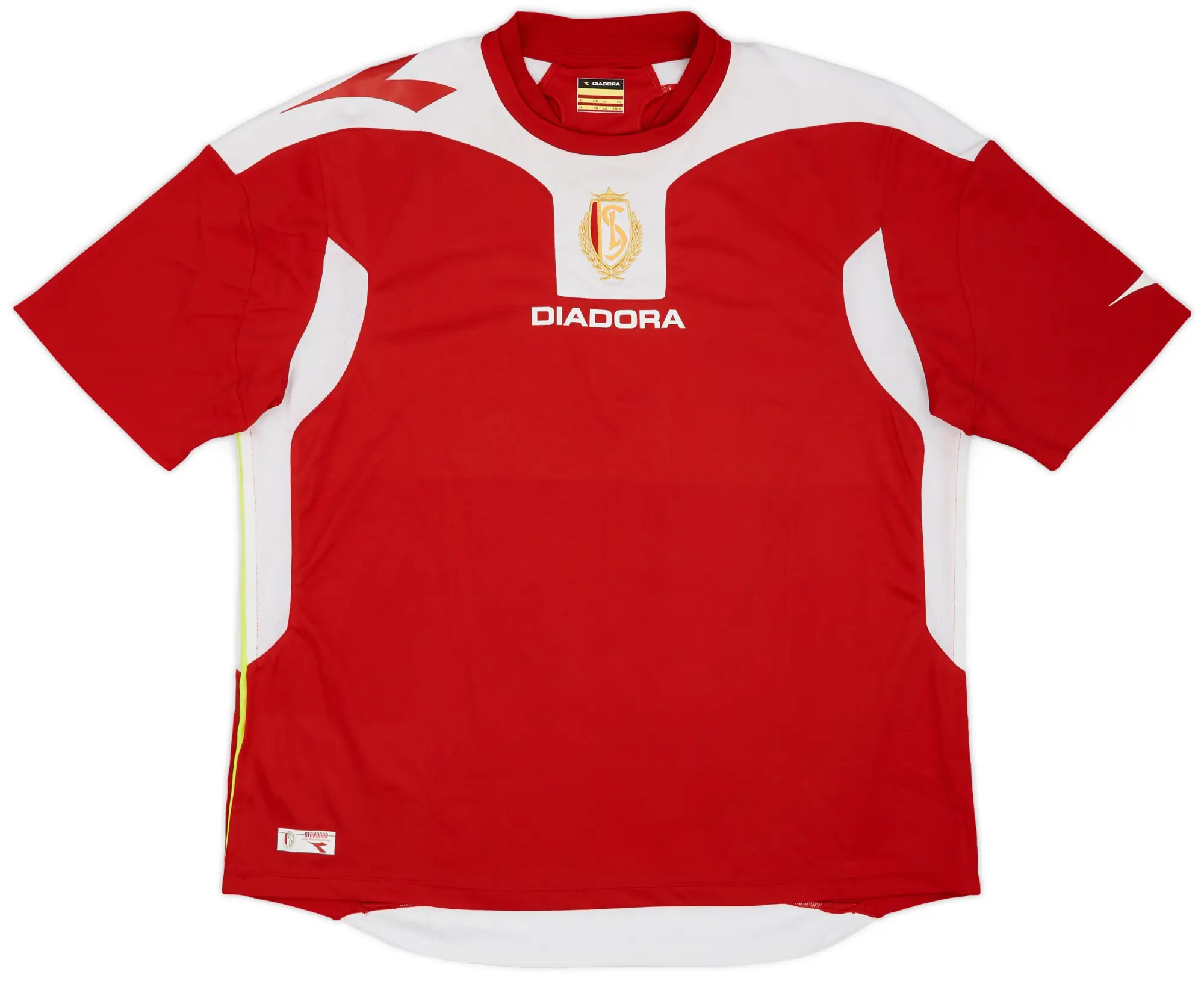 Diadora 2009-10 Standard Liege Home Shirt - 8/10 - (XXL)