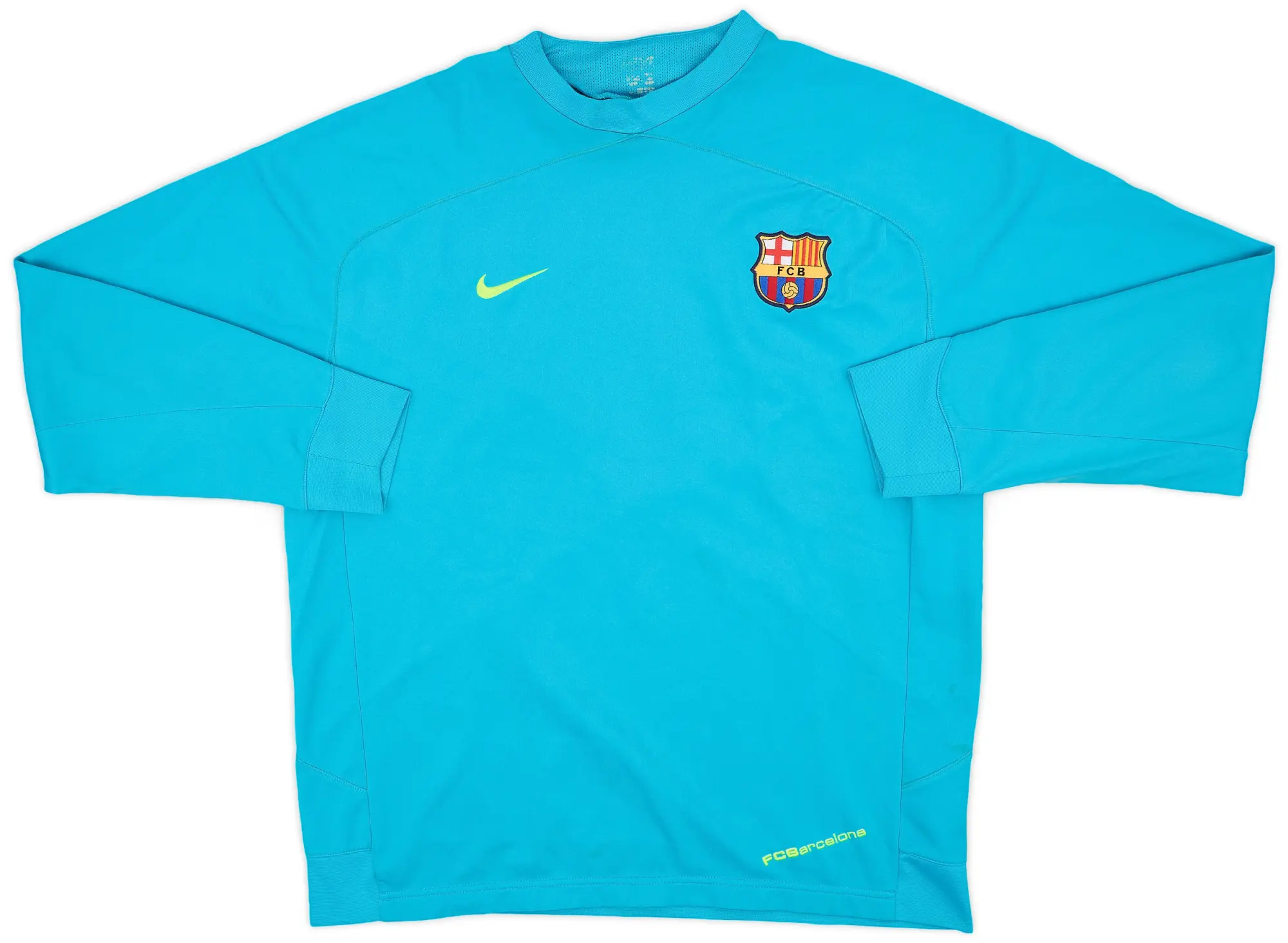 2007-08 Barcelona Nike Sweat Top - 6/10 - (L)