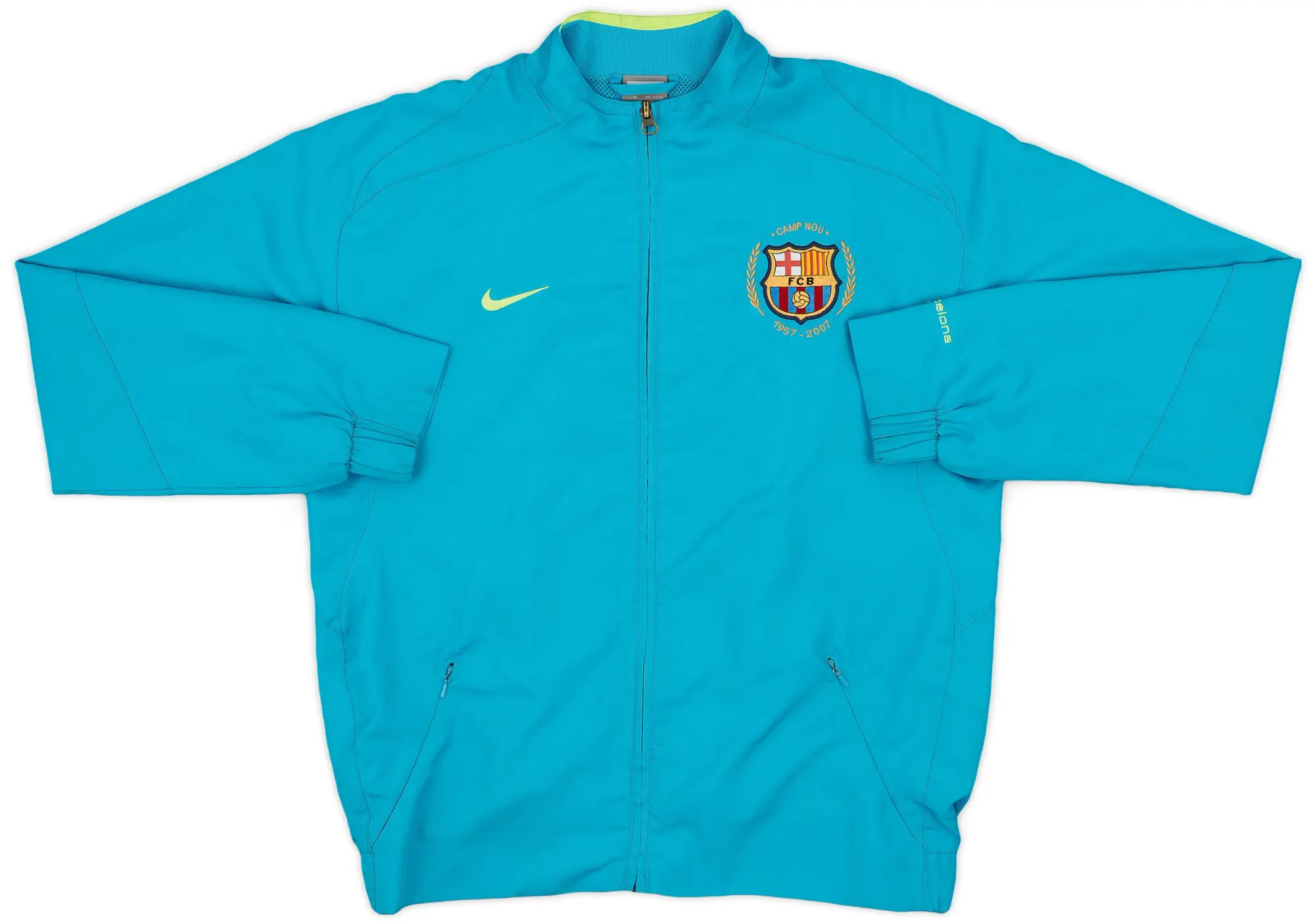 2007-08 Barcelona Nike Sweat Top - 6/10 - (L)