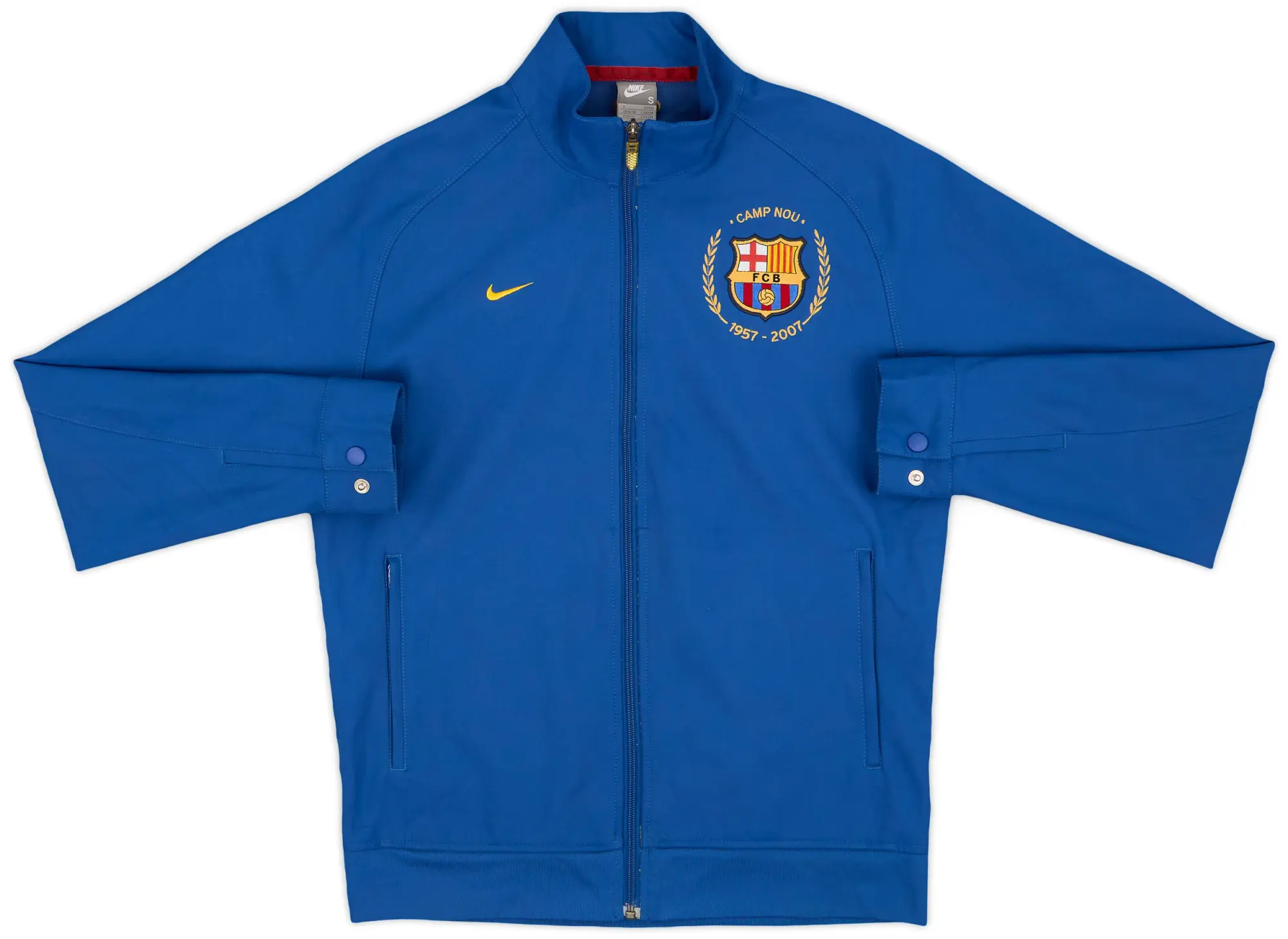 2007-08 Barcelona Nike Sweat Top - 6/10 - (L)