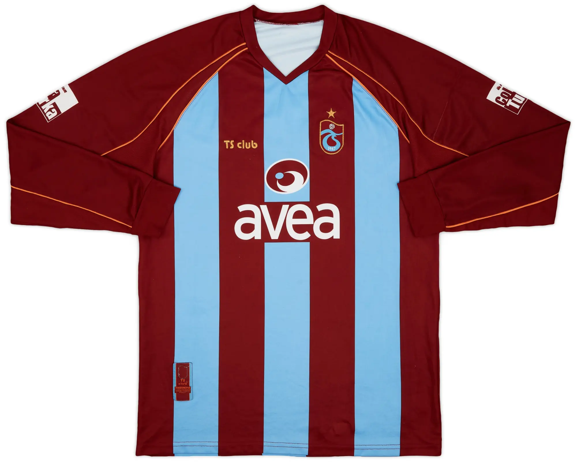 2005-06 Trabzonspor Home L/S Shirt - 8/10 - (L)