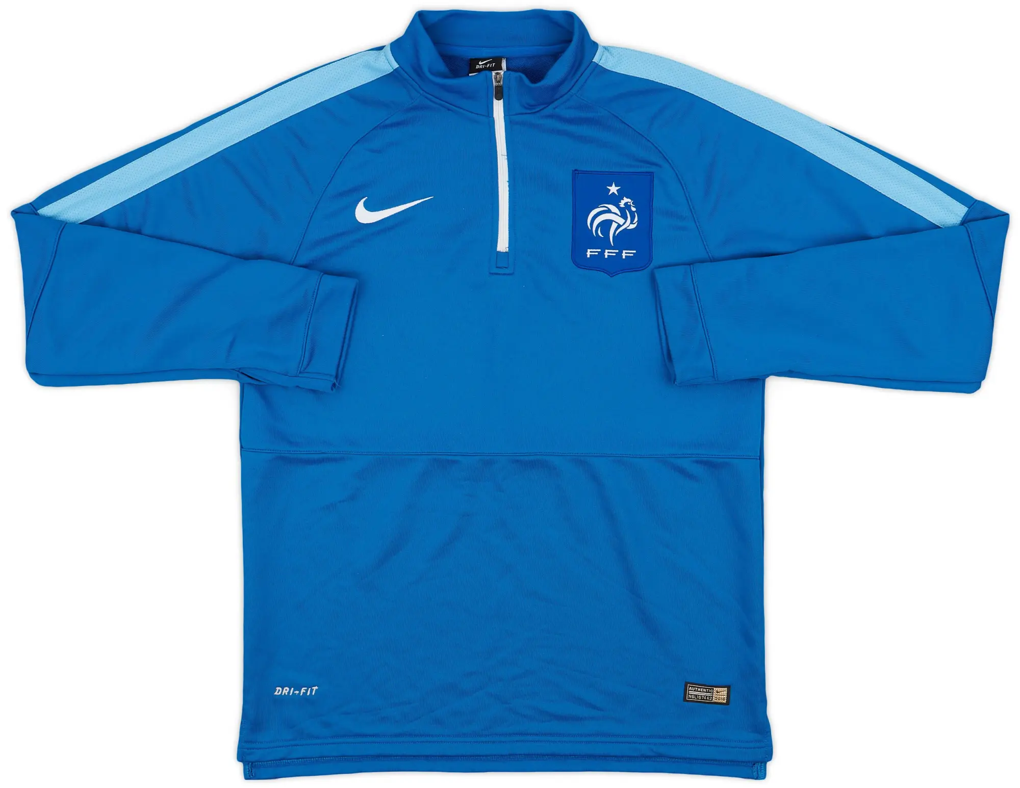 2016-17 France Nike 1/4 Zip Drill Top - 9/10 - (XL)